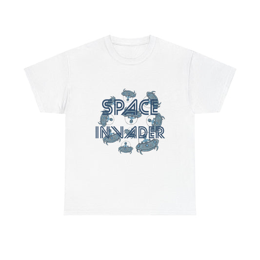 Space Invader Unisex Heavy Cotton Tee
