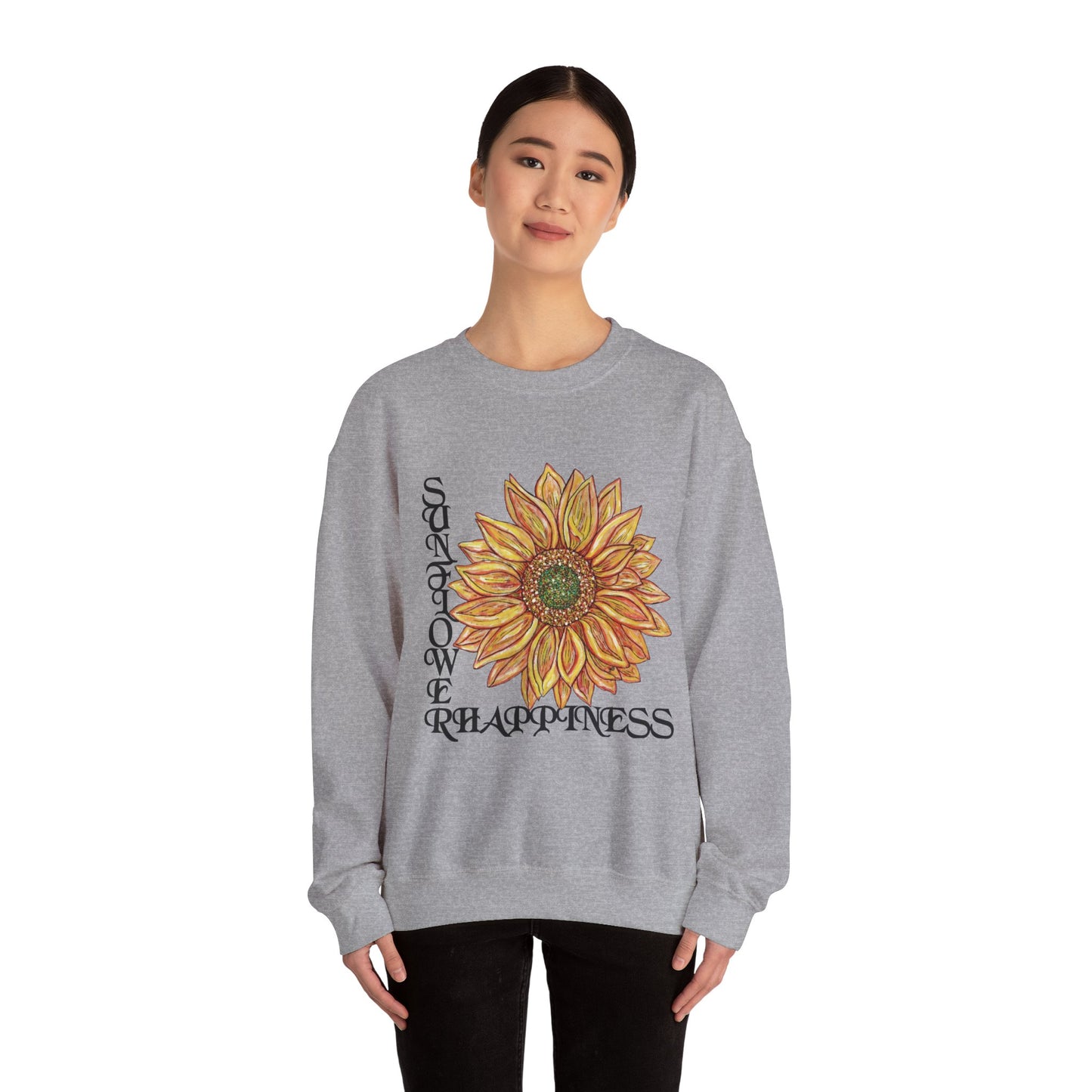 Sunshine and Happiness Unisex Heavy Blend™ Crewneck Sweatshirt