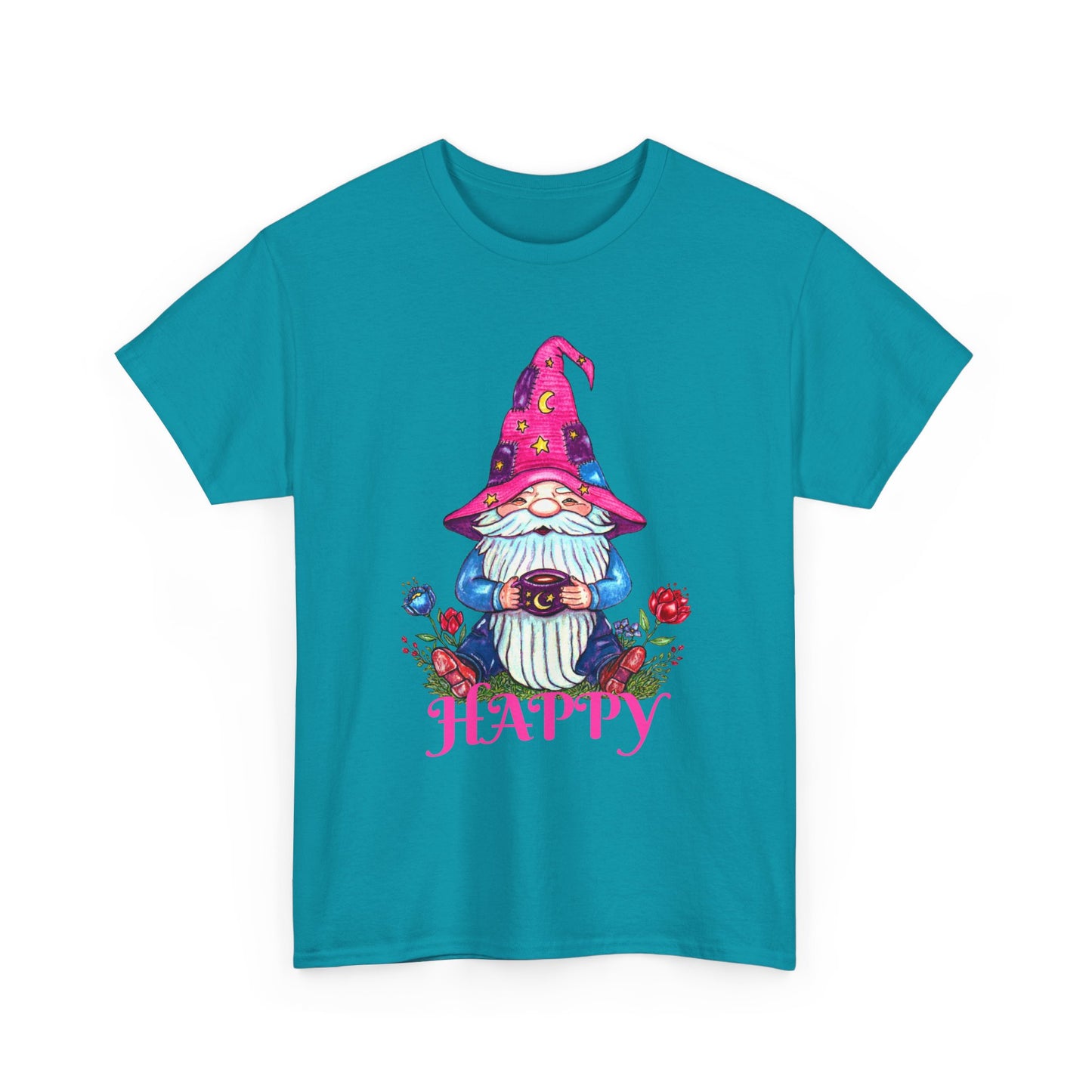 Happy Gnome Unisex Heavy Cotton Tee