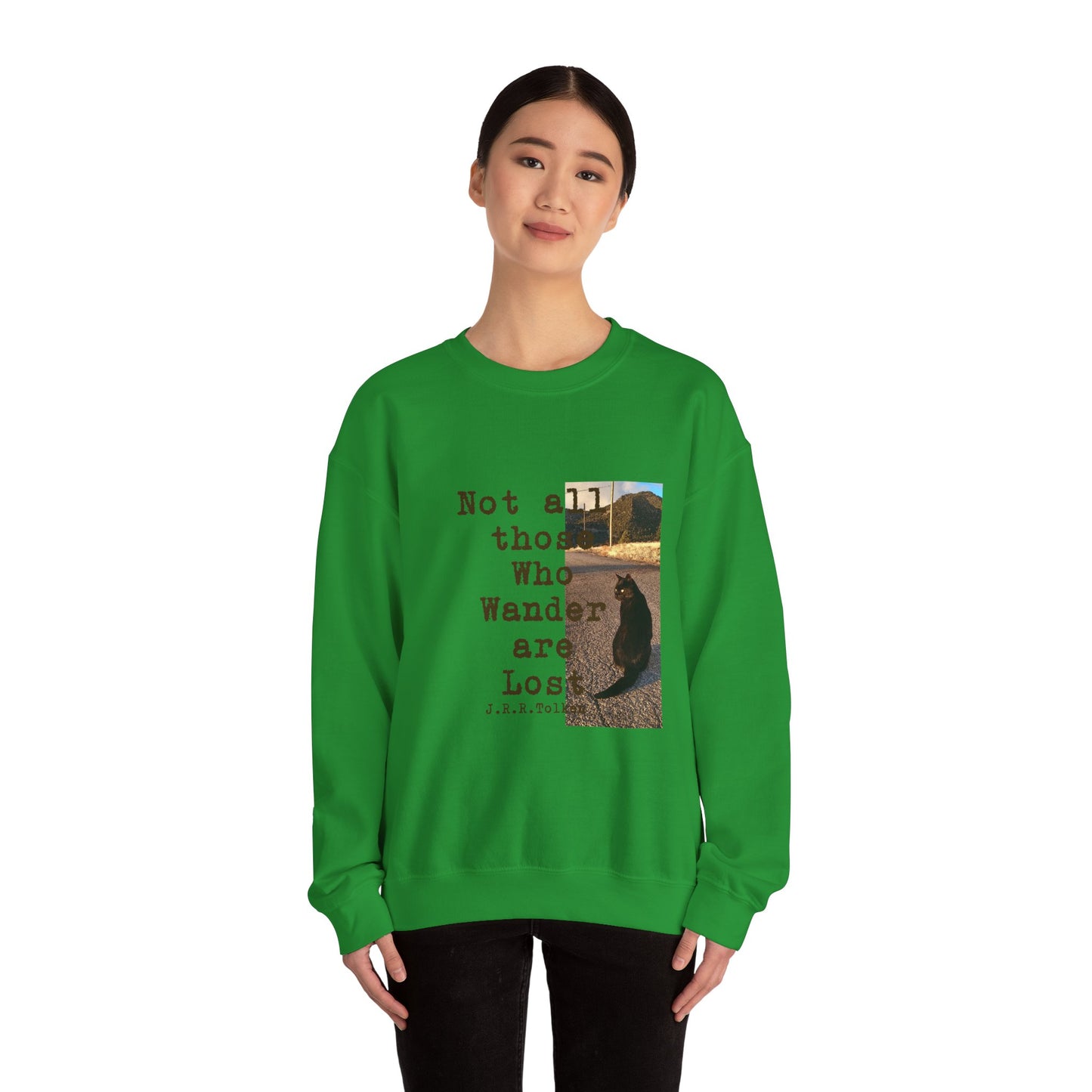 Wandering Kitty Unisex Heavy Blend™ Crewneck Sweatshirt