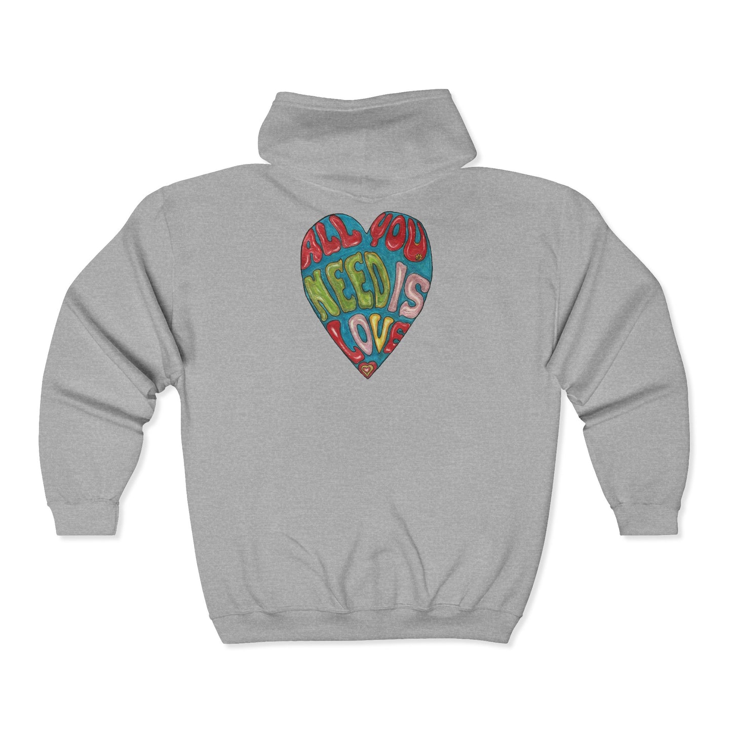 Love Unisex Heavy Blend™ Full Zip Hooded Sweatshirt