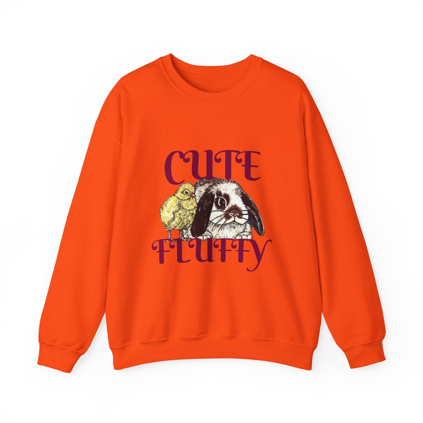 Cute and Fluffy Unisex Heavy Blend™ Crewneck Sweatshirt