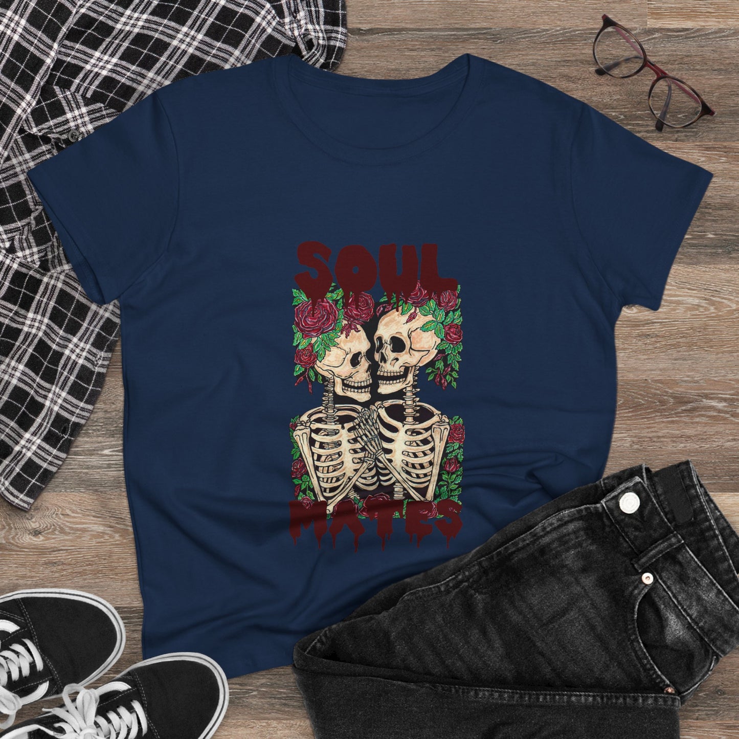 Soul Mates Women's Midweight Cotton Tee