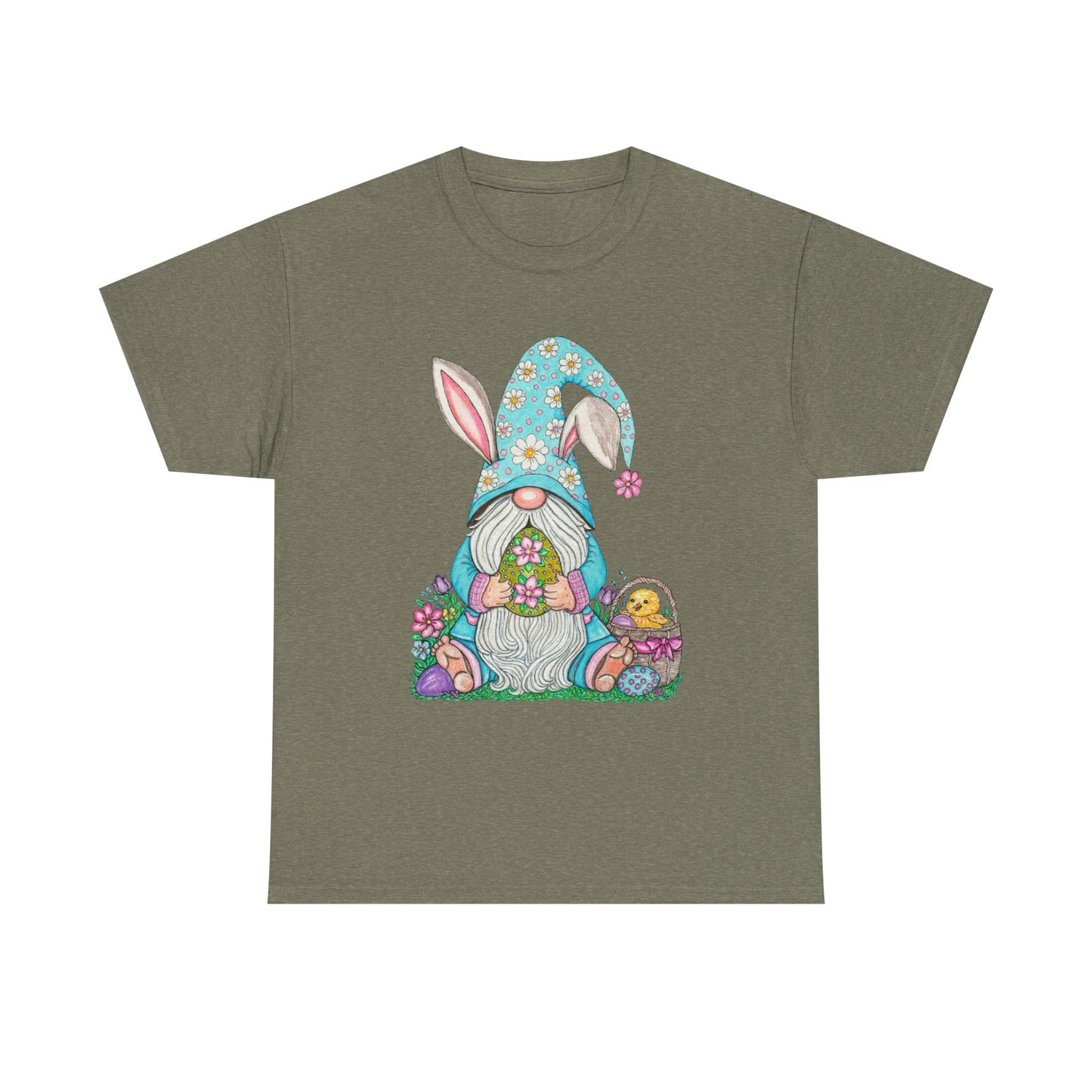 Easter Gnome Unisex Heavy Cotton Tee