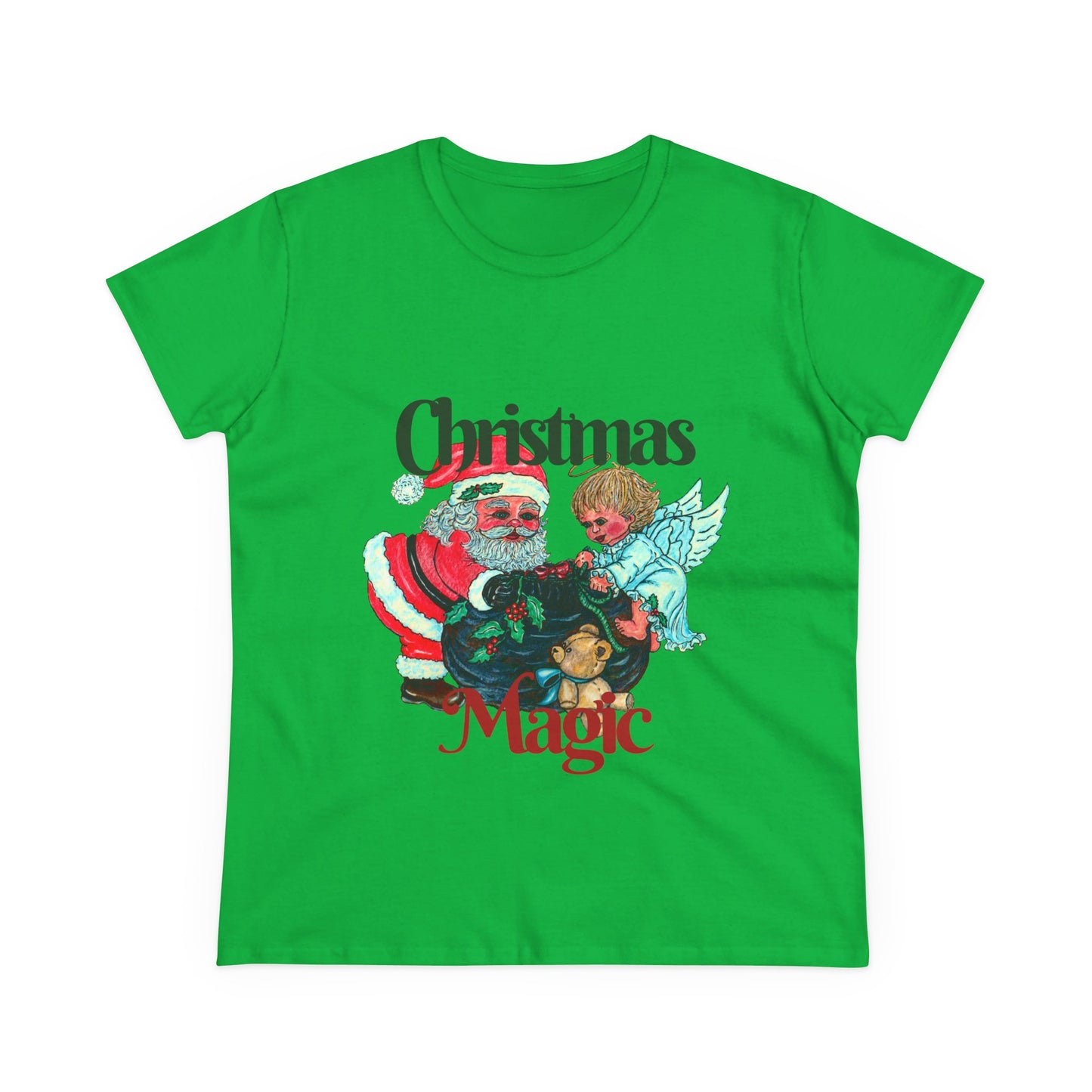 Christmas Magic Women's Midweight Cotton Tee