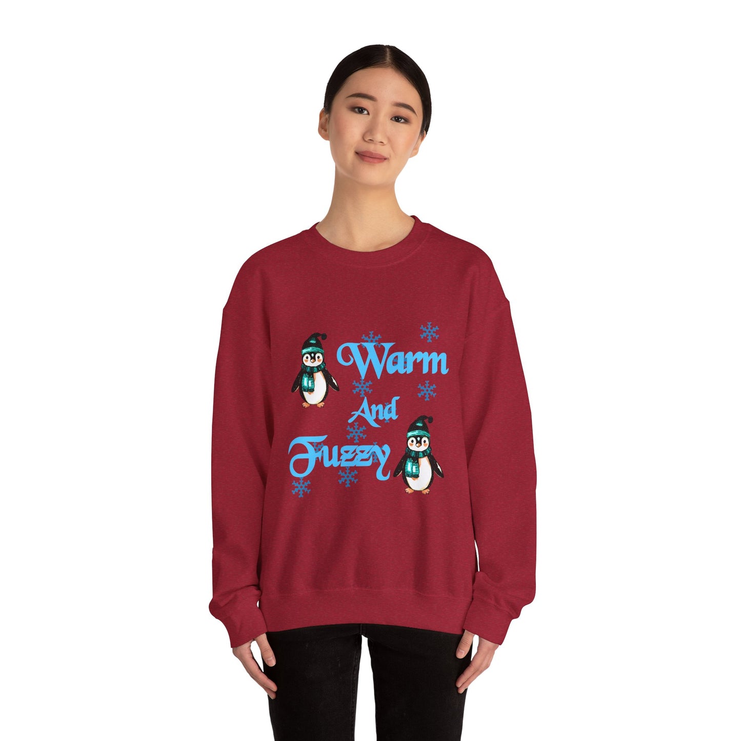 Warm and Fuzzy Unisex Heavy Blend™ Crewneck Sweatshirt