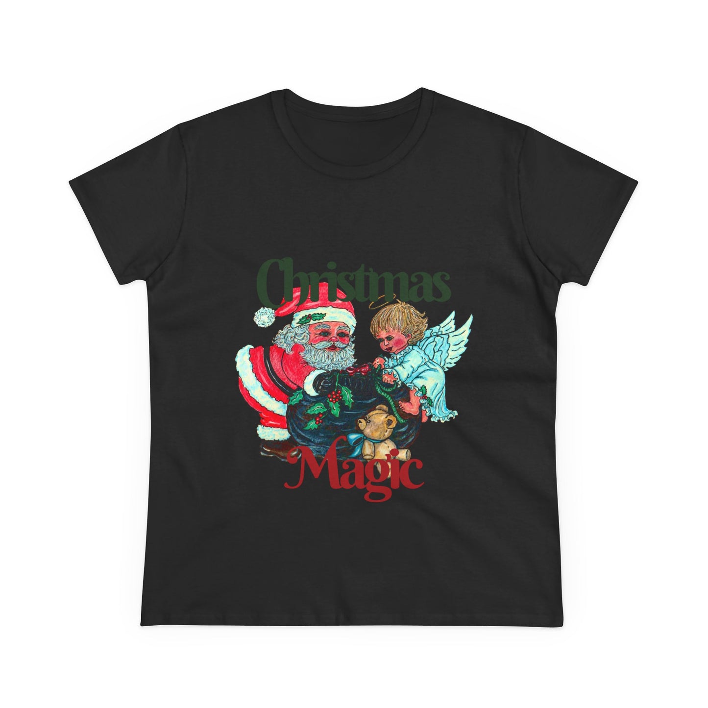 Christmas Magic Women's Midweight Cotton Tee