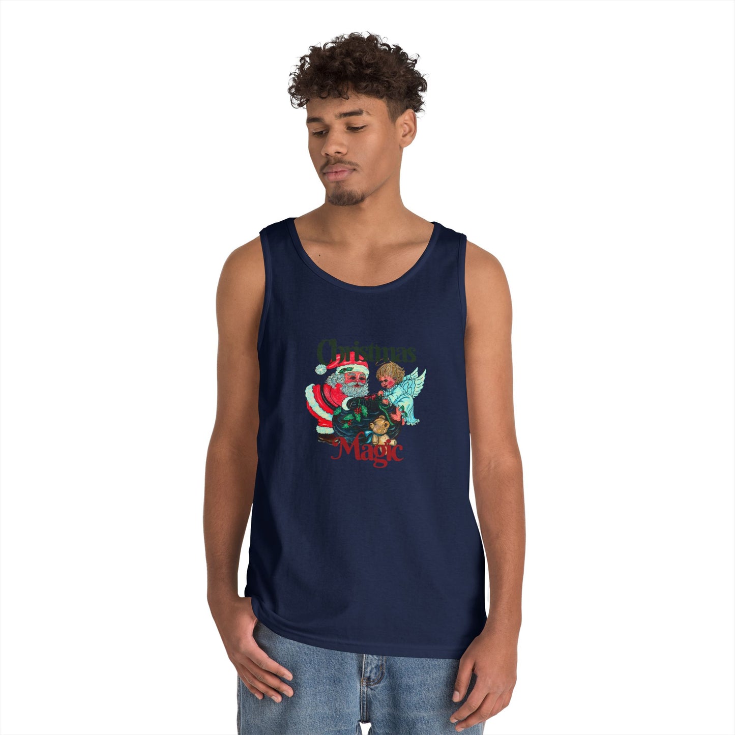 Christmas Magic Unisex Heavy Cotton Tank Top