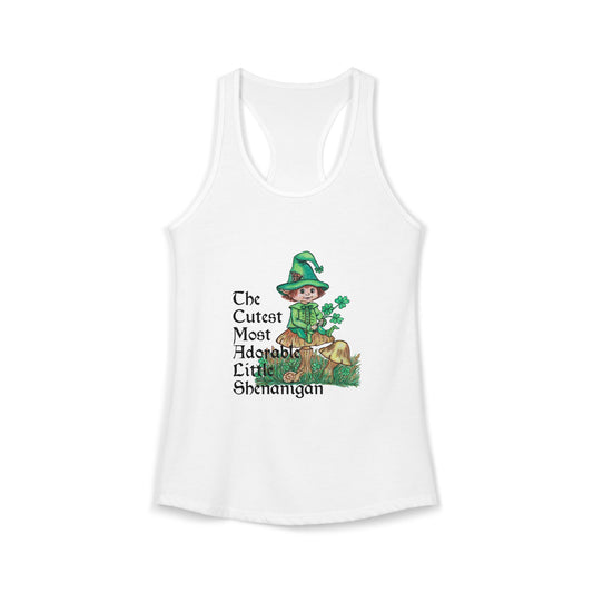 Cutest Leprechaun Women's Ideal Racerback Tank