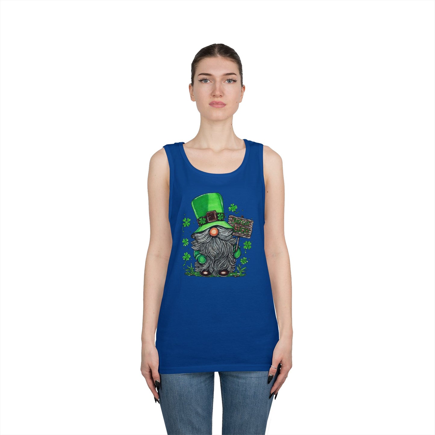 Gnomish Leprechaun Unisex Heavy Cotton Tank Top