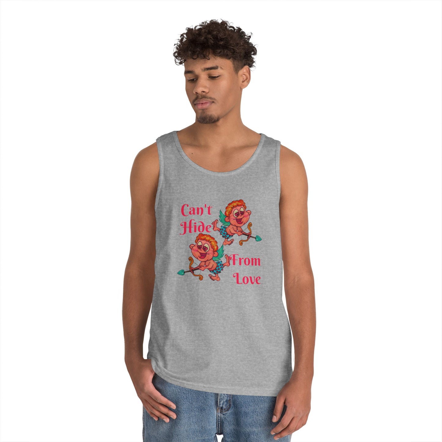 Can't Hide From Love Unisex Heavy Cotton Tank Top
