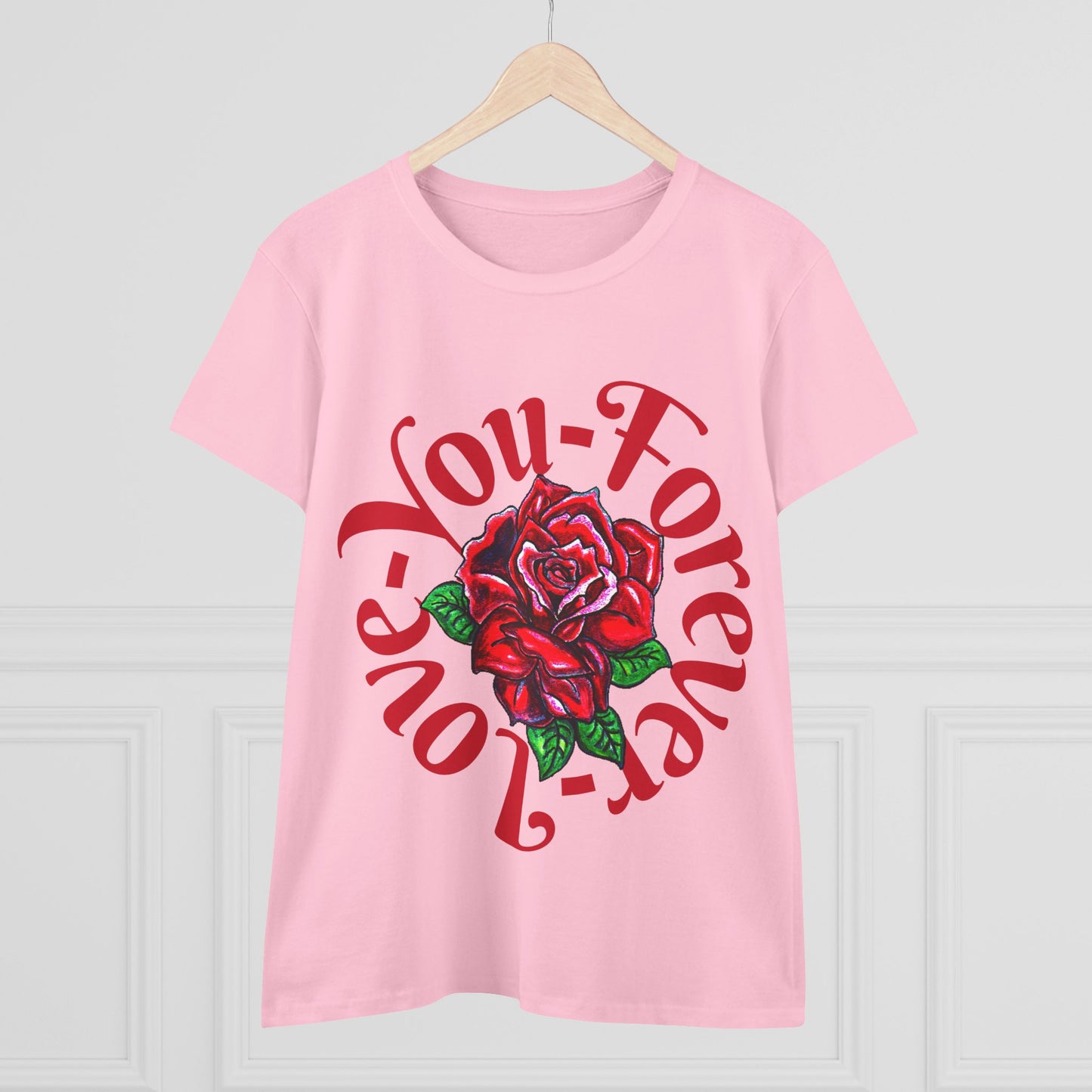 Love You Forever Women's Midweight Cotton Tee