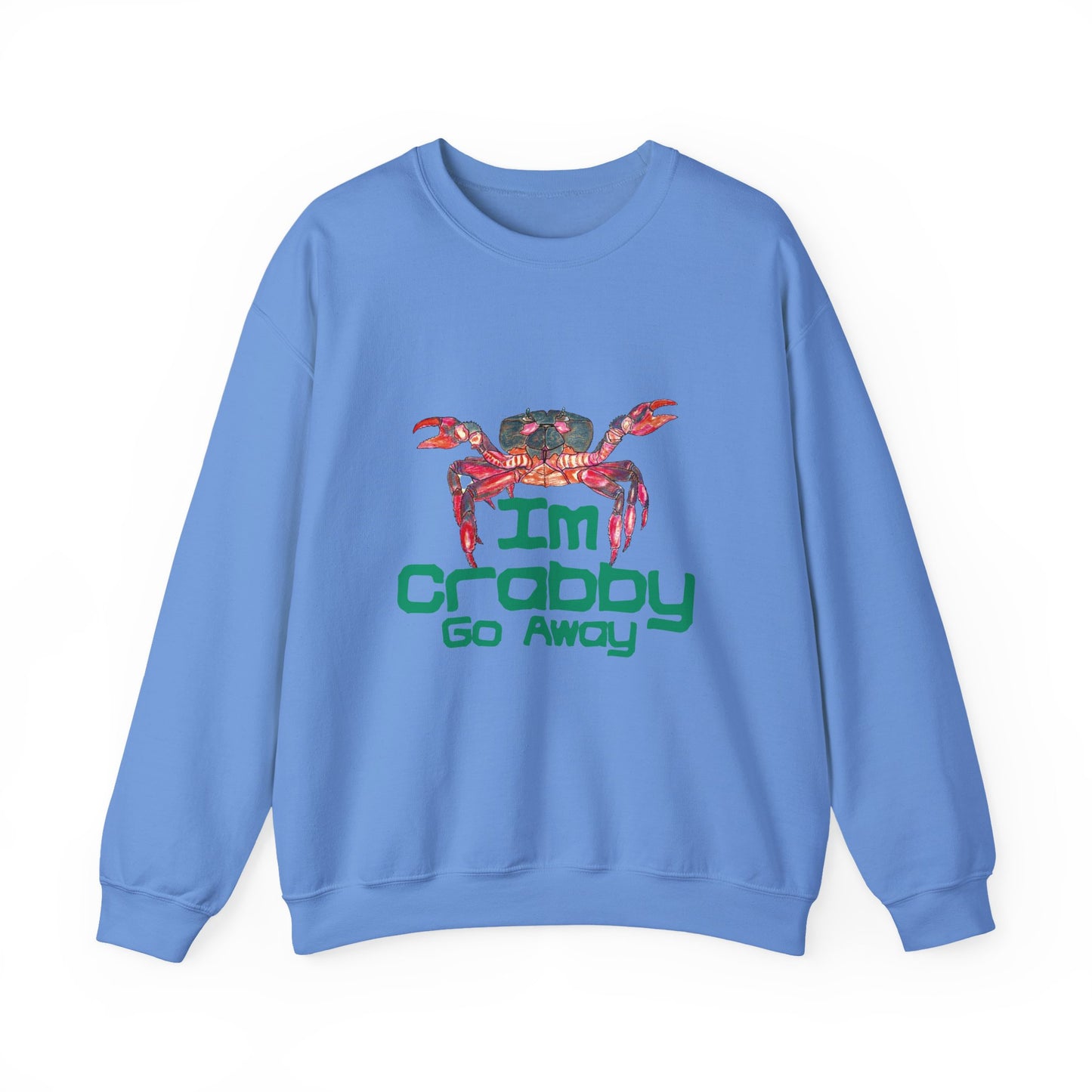 I'm Crabby Go Away Unisex Heavy Blend™ Crewneck Sweatshirt