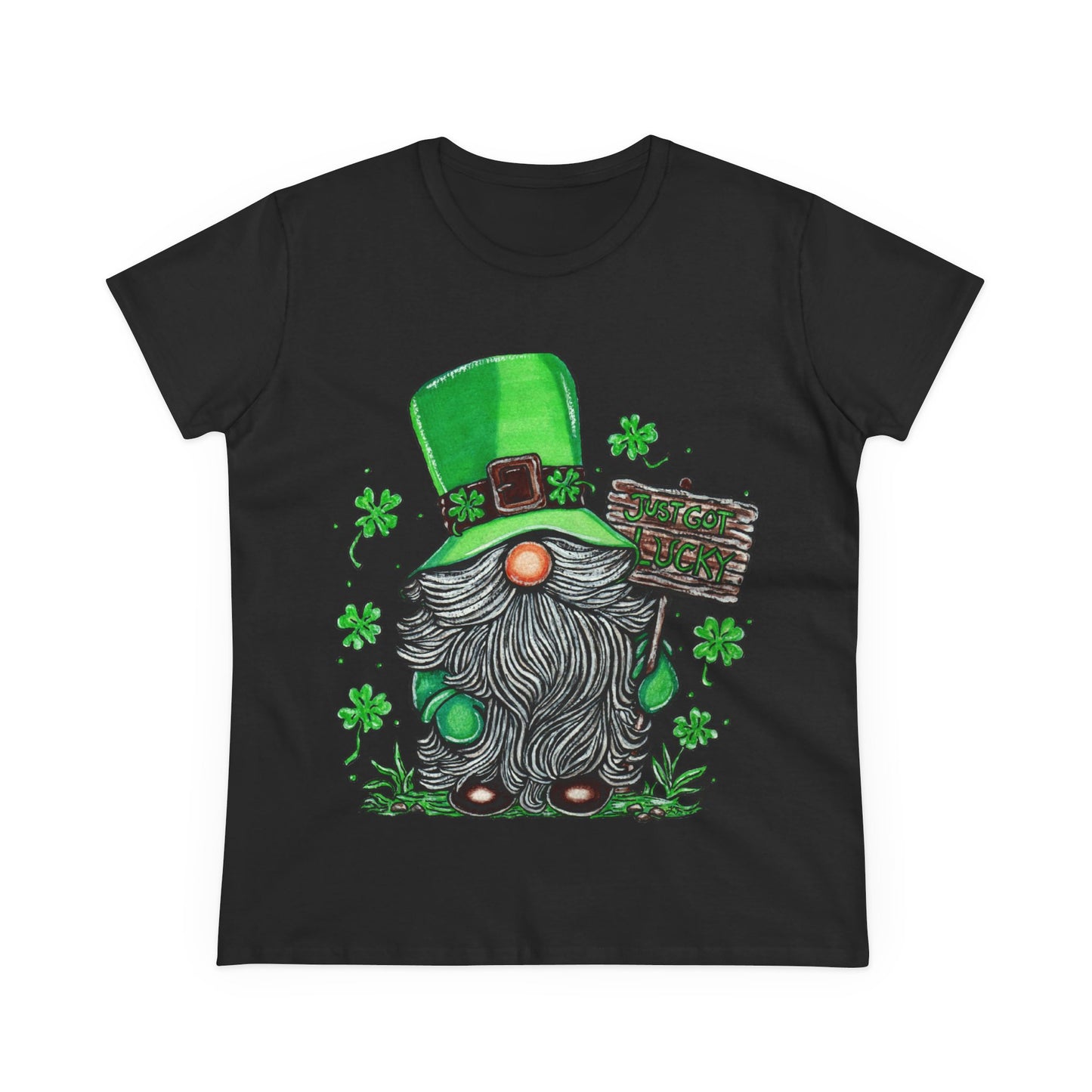 Gnomish Leprechaun Women's Midweight Cotton Tee