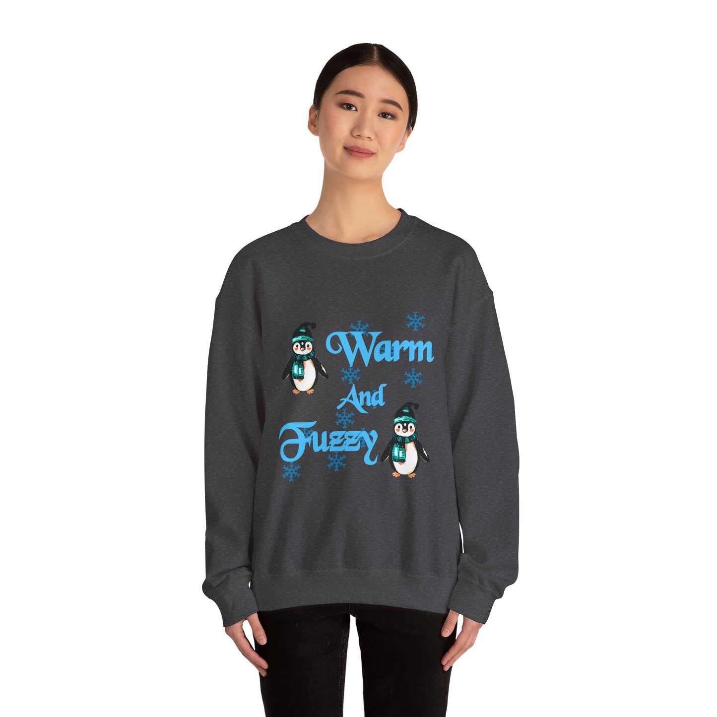 Warm and Fuzzy Unisex Heavy Blend™ Crewneck Sweatshirt