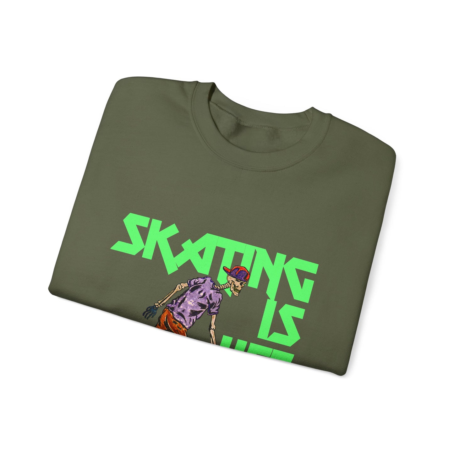 Skating is Life Unisex Heavy Blend™ Crewneck Sweatshirt