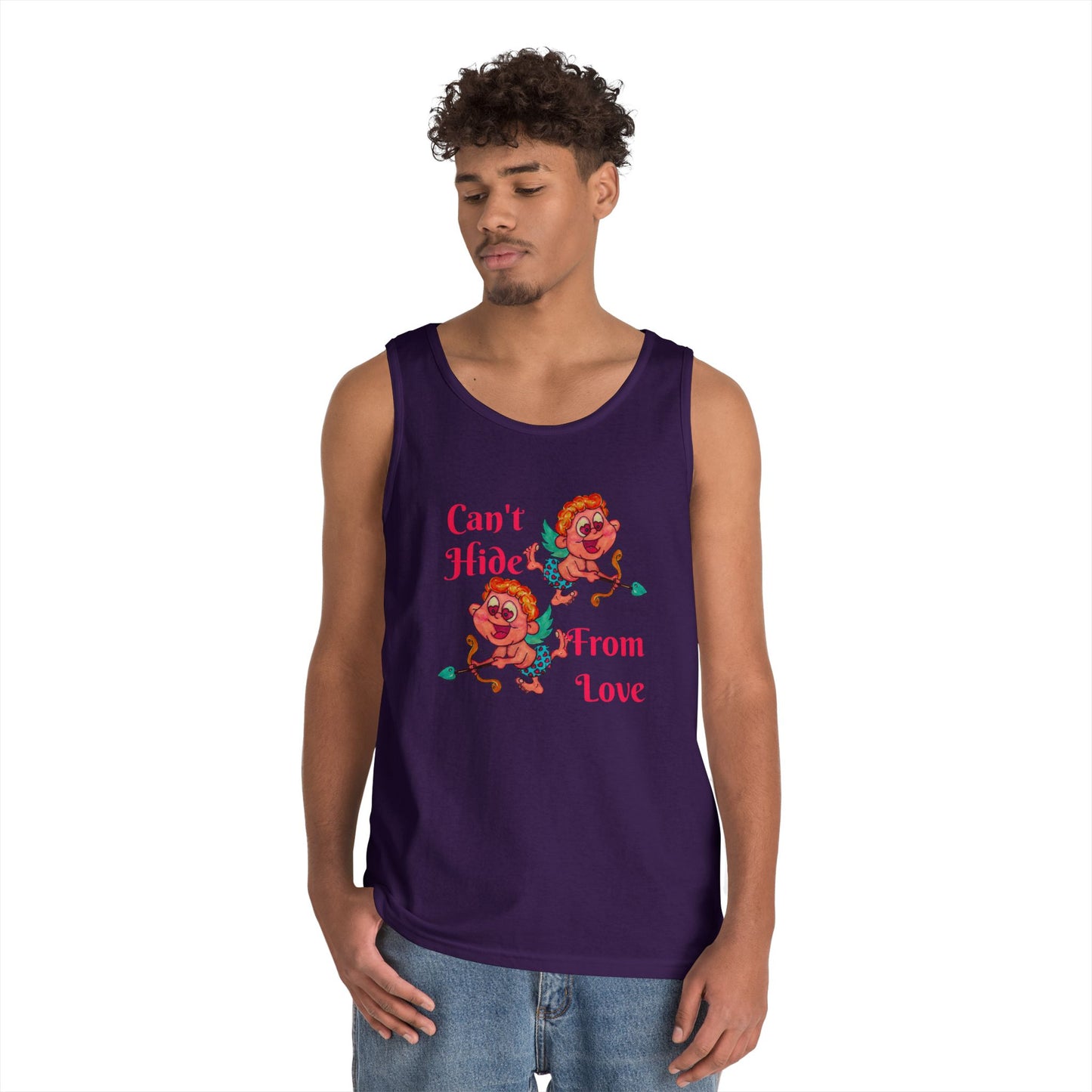 Can't Hide From Love Unisex Heavy Cotton Tank Top