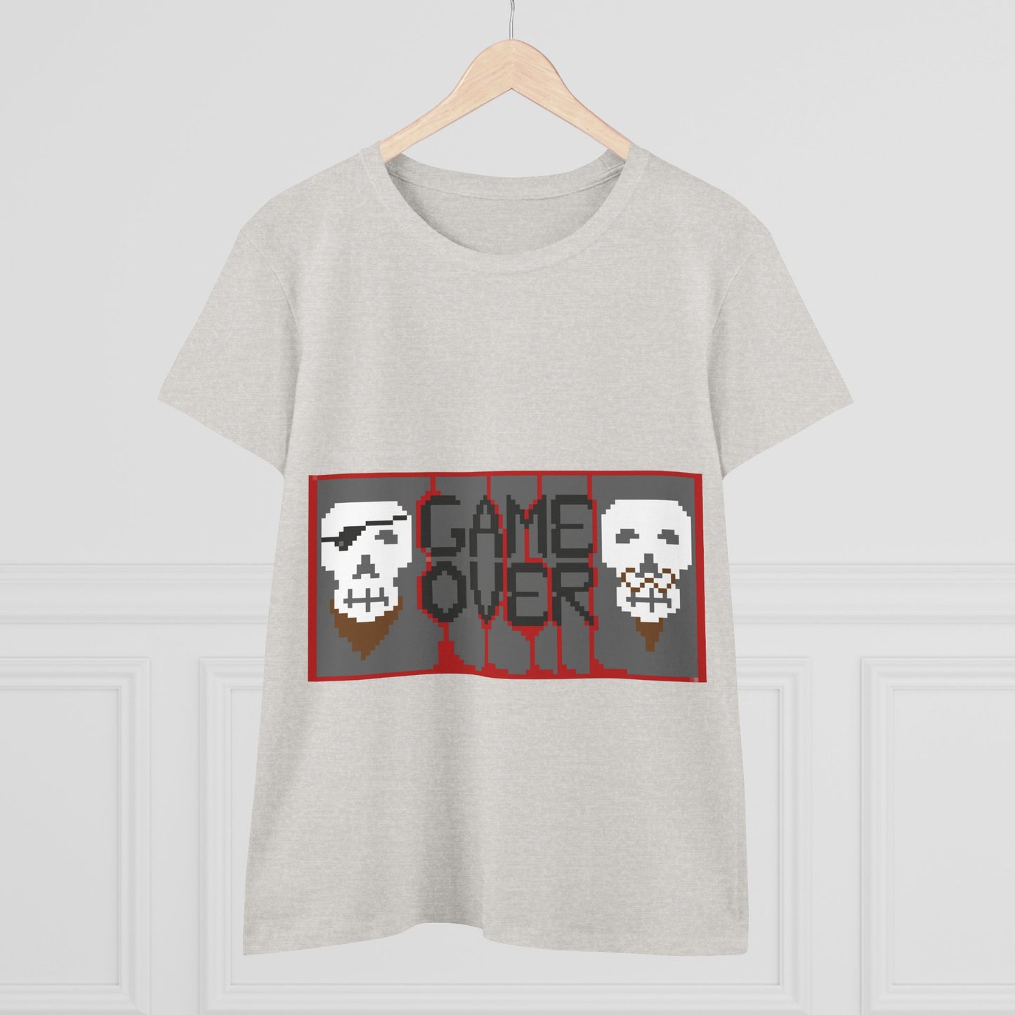 Game Over Women's Midweight Cotton Tee