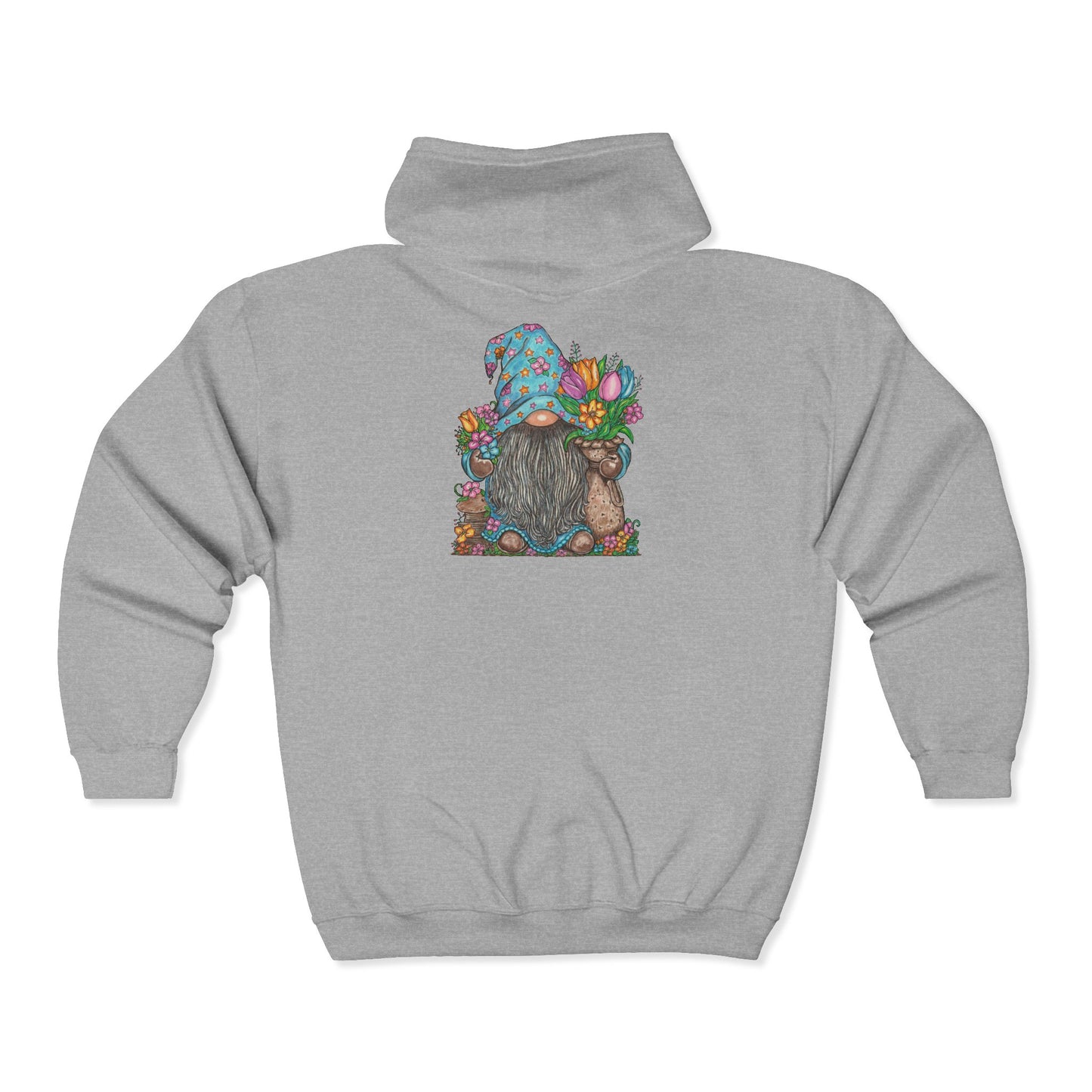 Gardening Gnome Unisex Heavy Blend™ Full Zip Hooded Sweatshirt