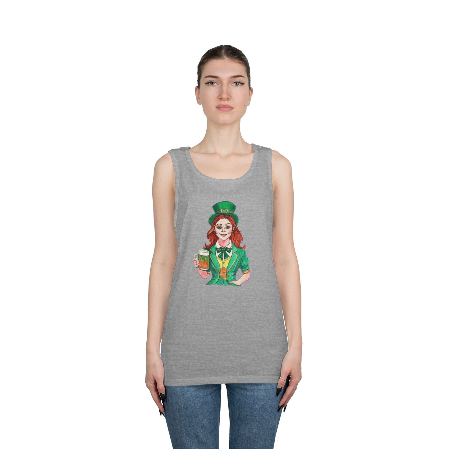 Paddy's Day Cheers Unisex Heavy Cotton Tank Top