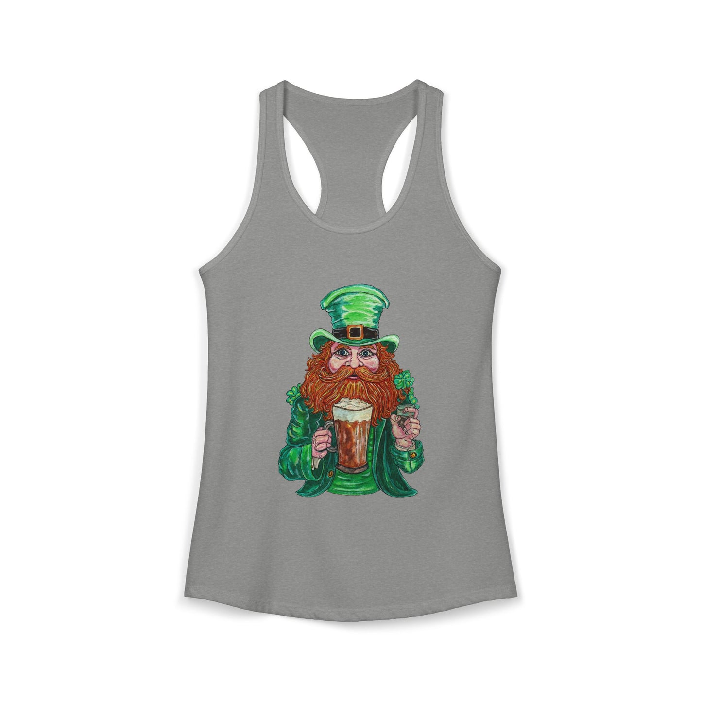 Drunken Leprechaun Women's Ideal Racerback Tank