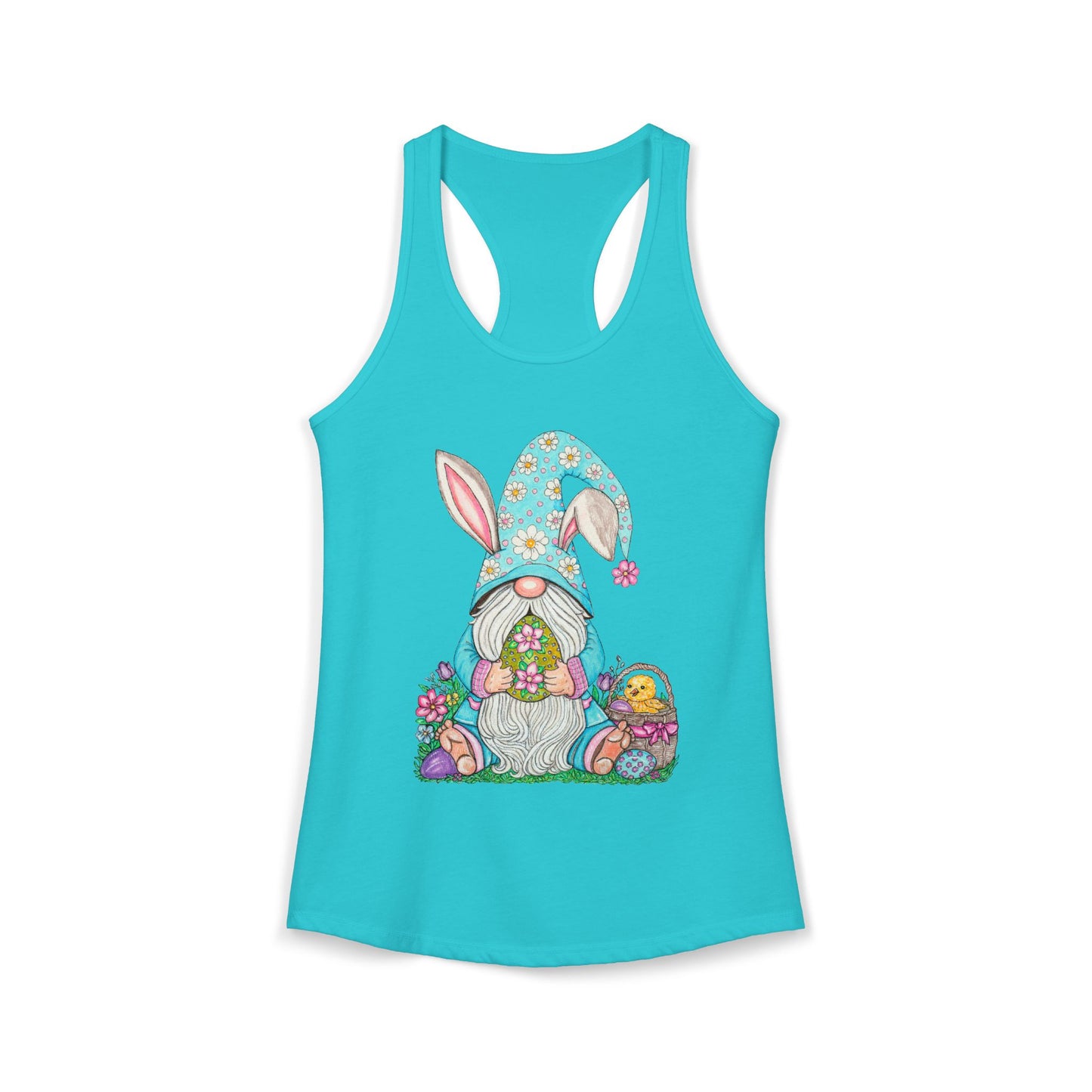 Easter Gnome Women's Ideal Racerback Tank