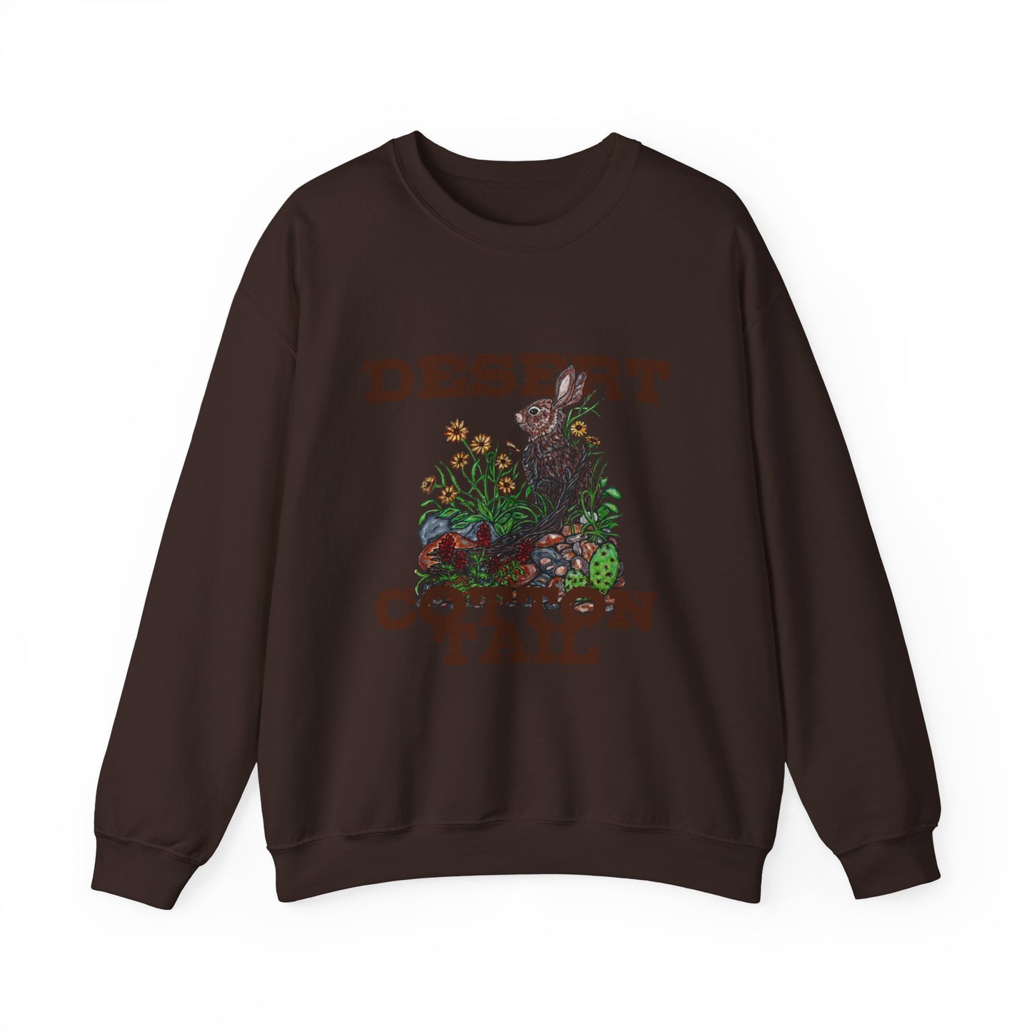 Desert Cotton Tail Unisex Heavy Blend™ Crewneck Sweatshirt