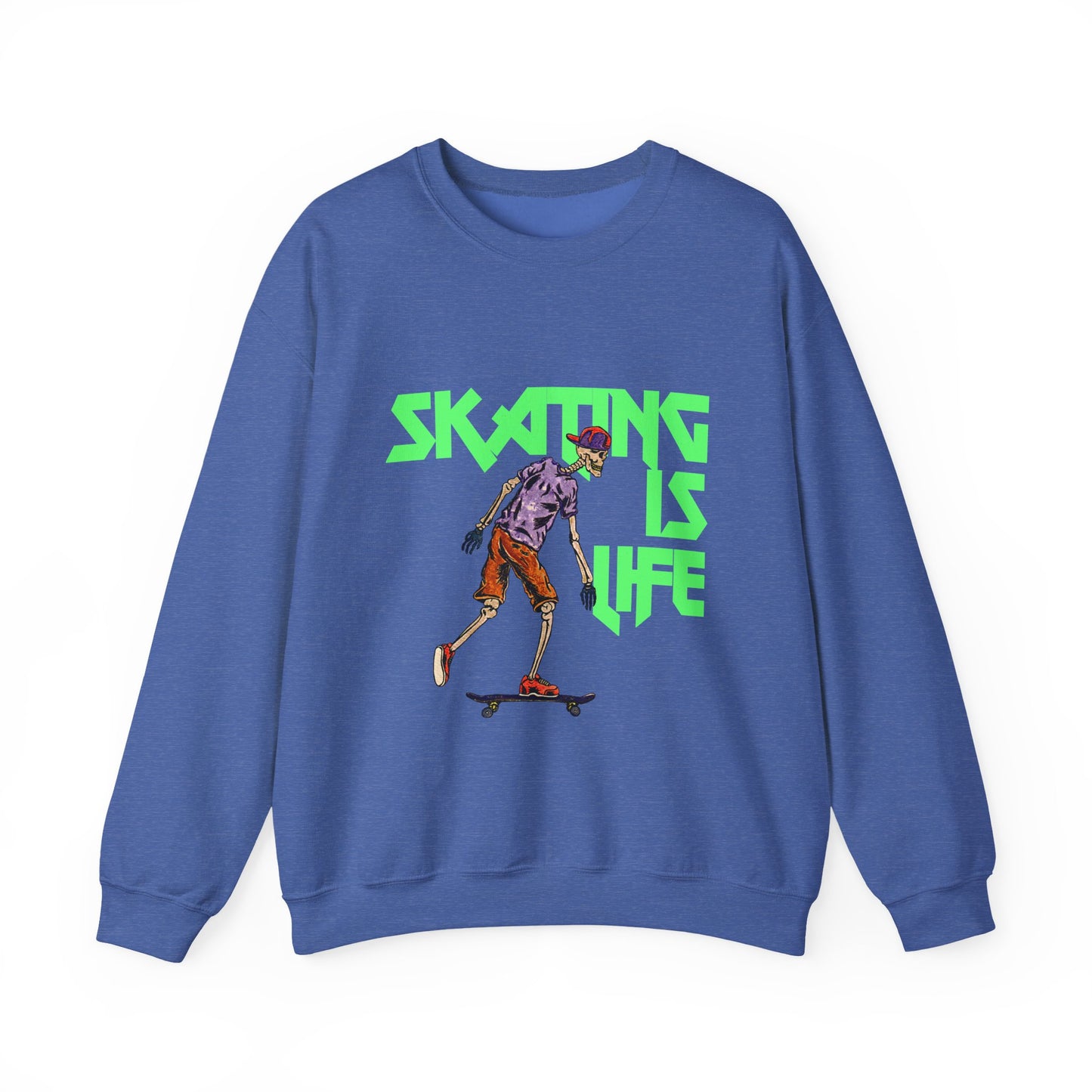 Skating is Life Unisex Heavy Blend™ Crewneck Sweatshirt