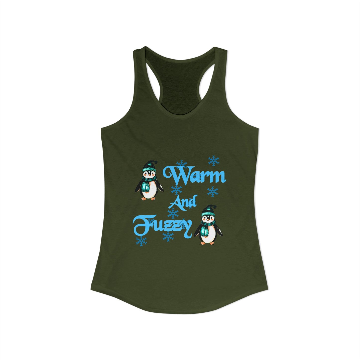 Warm and Fuzzy Women's Ideal Racerback Tank