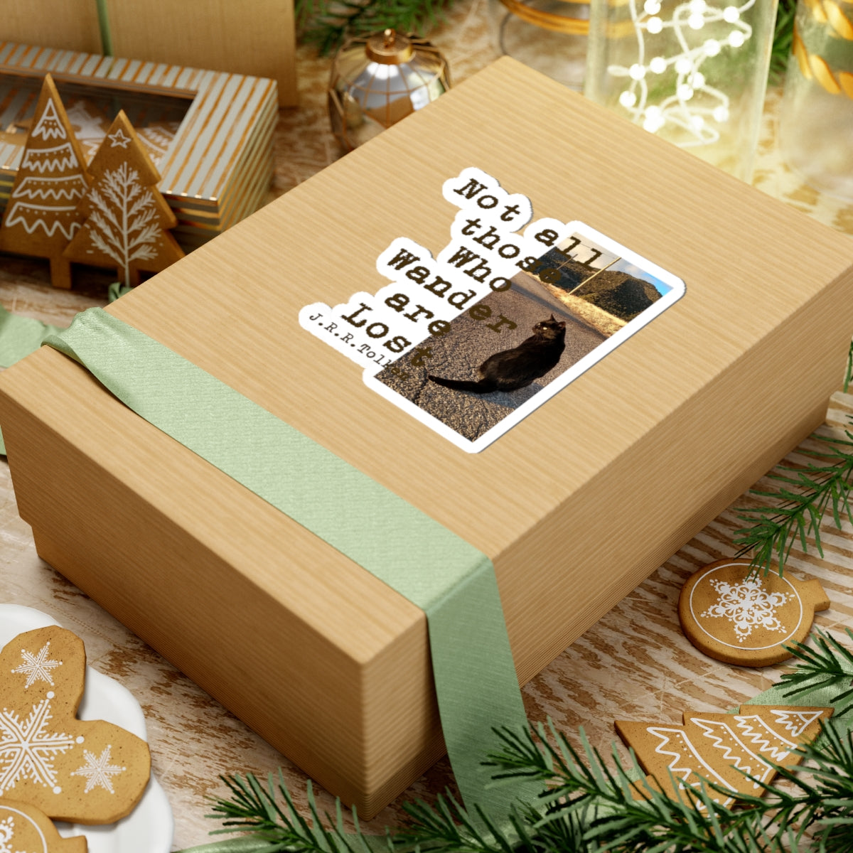 Wandering Kitty Kiss-Cut Stickers