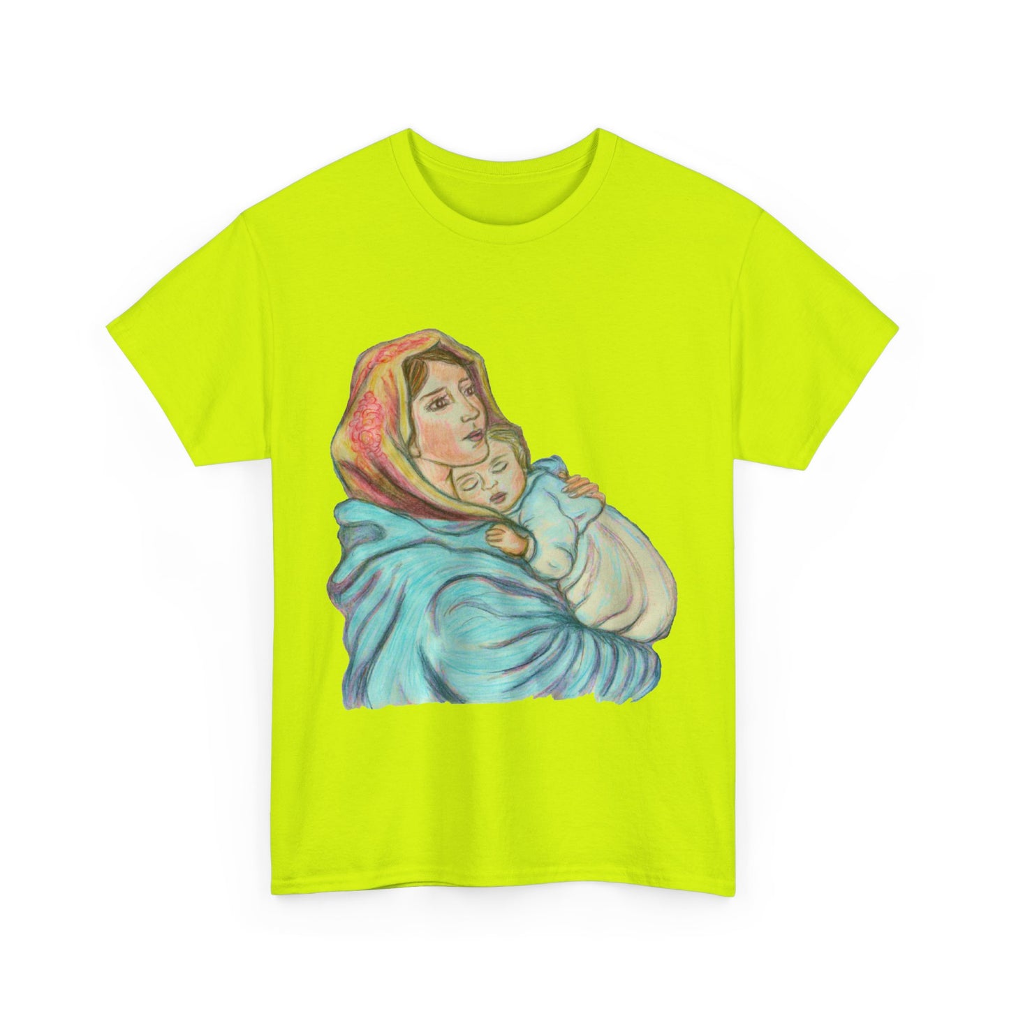 Mother and Child Unisex Heavy Cotton Tee