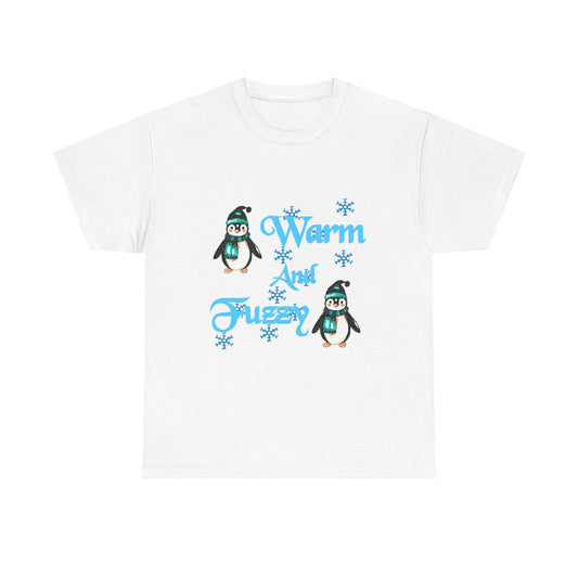 Warm and Fuzzy Unisex Heavy Cotton Tee