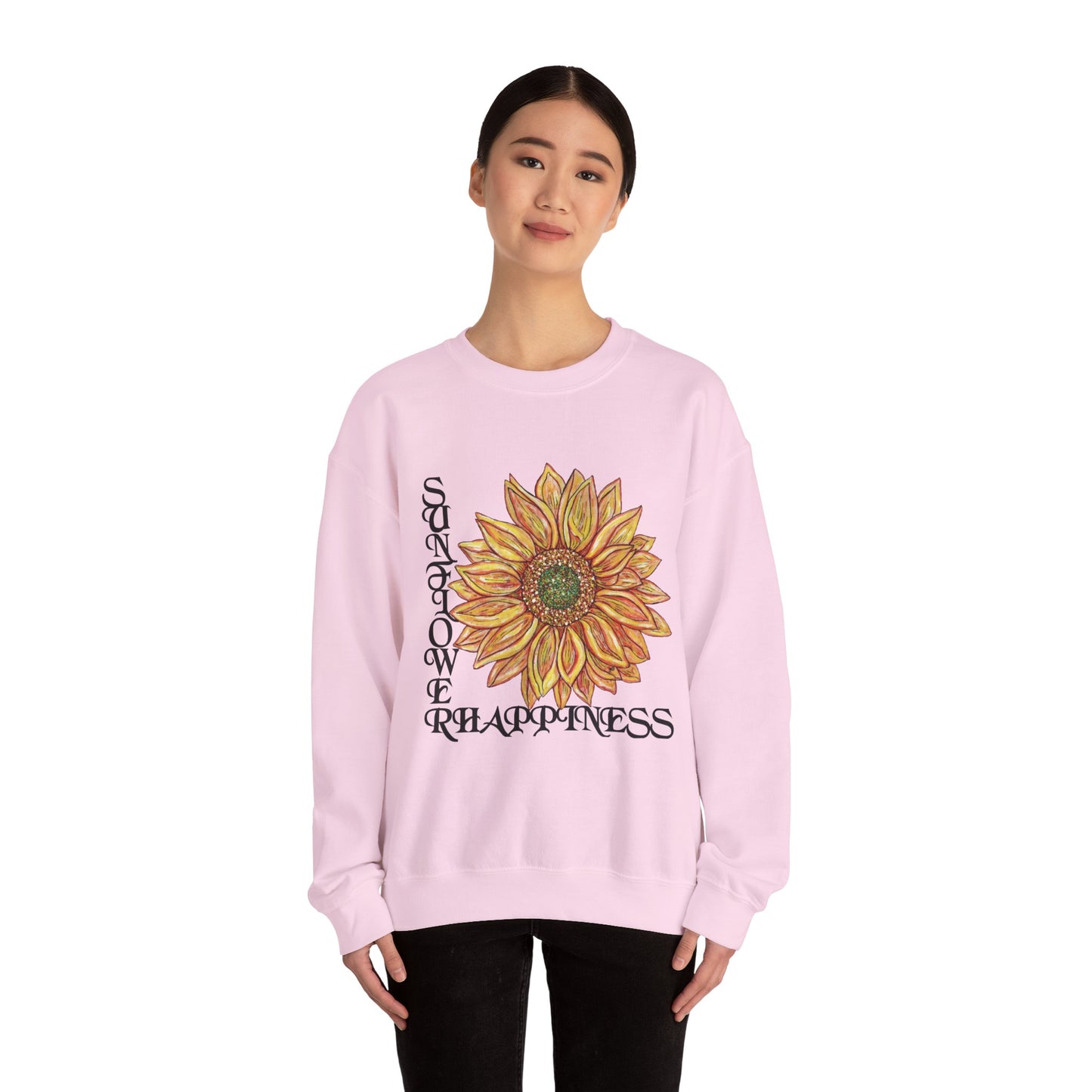 Sunshine and Happiness Unisex Heavy Blend™ Crewneck Sweatshirt