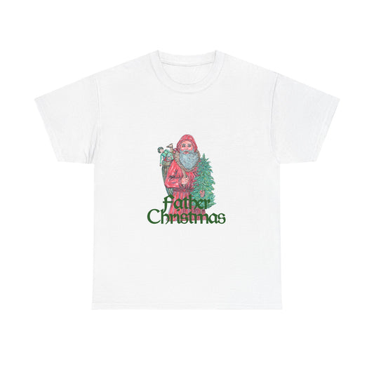 Father Christmas Unisex Heavy Cotton Tee