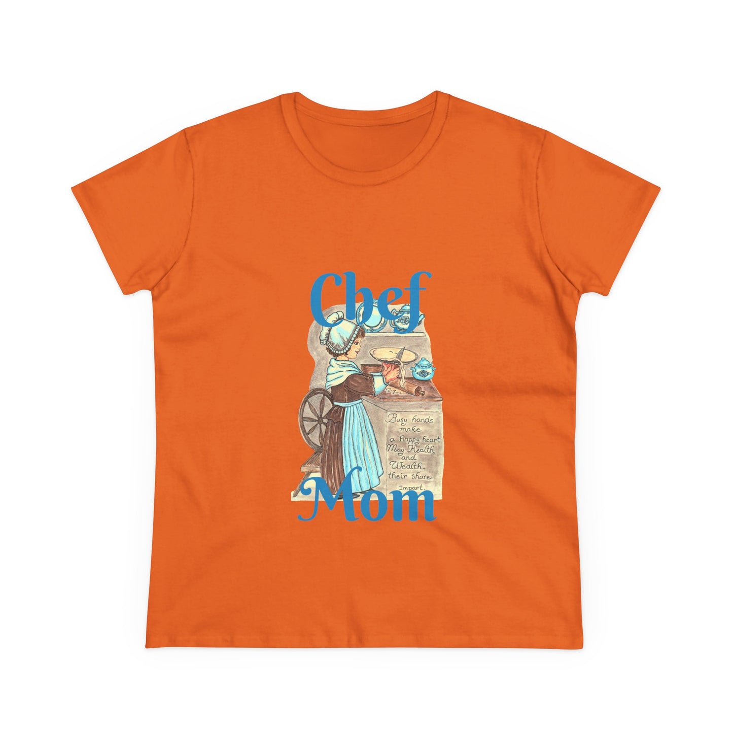 Chef Mom Women's Midweight Cotton Tee