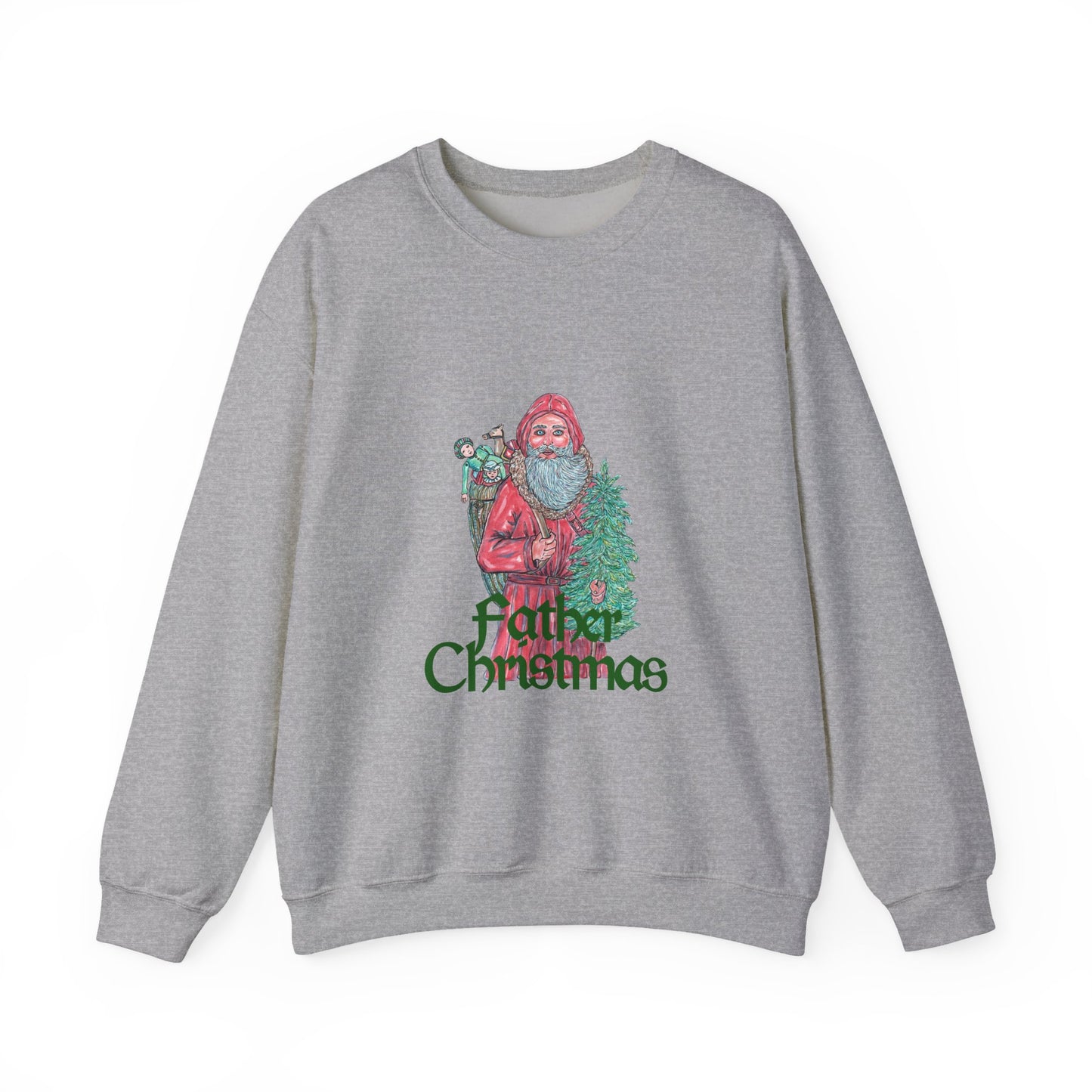 Father Christmas Unisex Heavy Blend™ Crewneck Sweatshirt