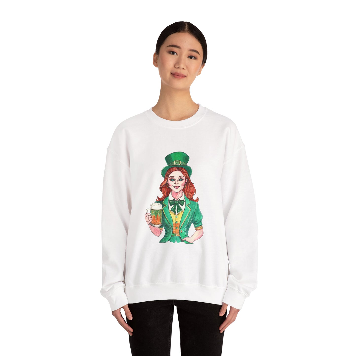 Paddys Day Cheers Unisex Heavy Blend™ Crewneck Sweatshirt