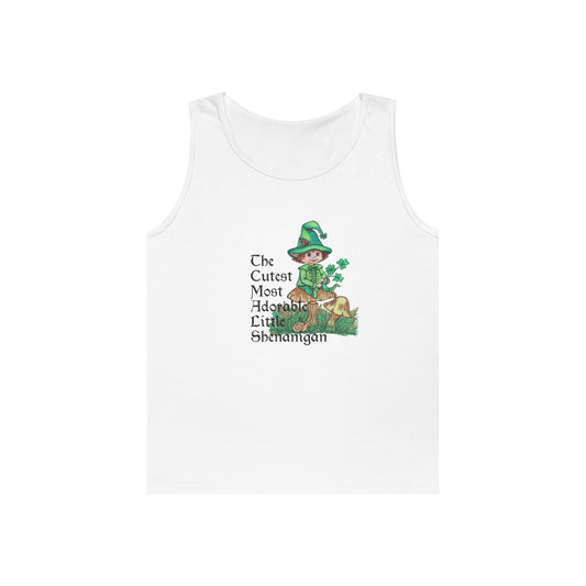 Cutest Leprechaun Unisex Heavy Cotton Tank Top