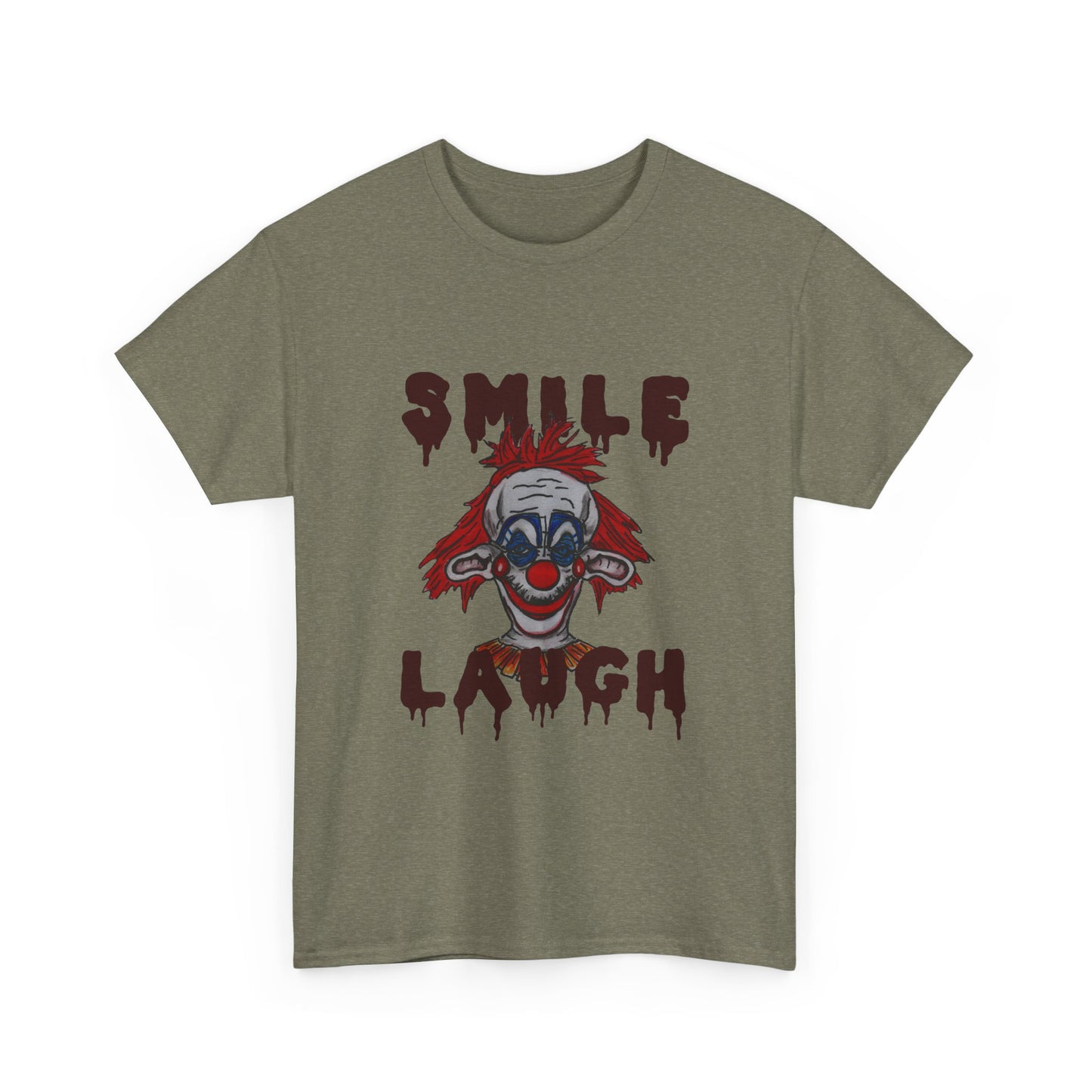 Smile, Laugh Unisex Heavy Cotton Tee