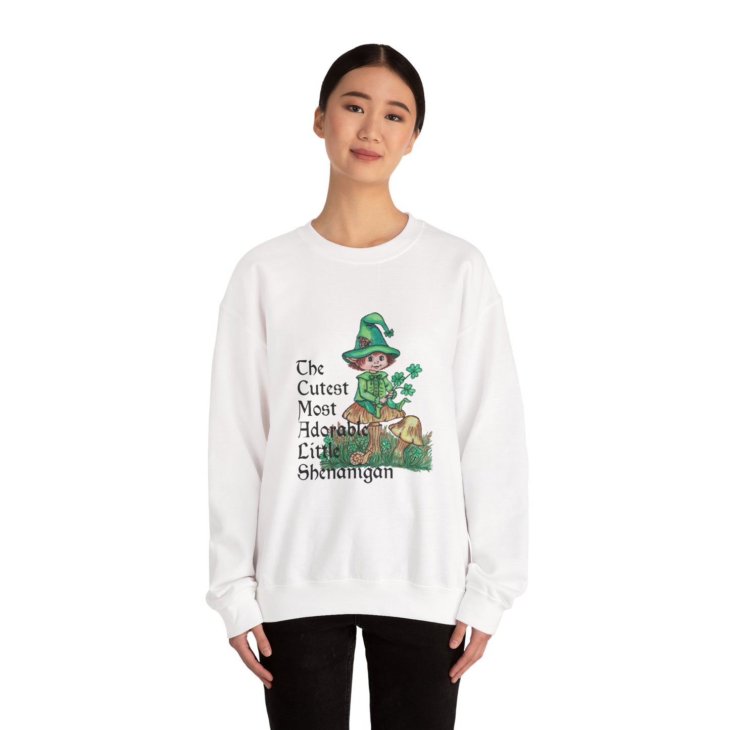 Cutest Leprechaun Unisex Heavy Blend™ Crewneck Sweatshirt