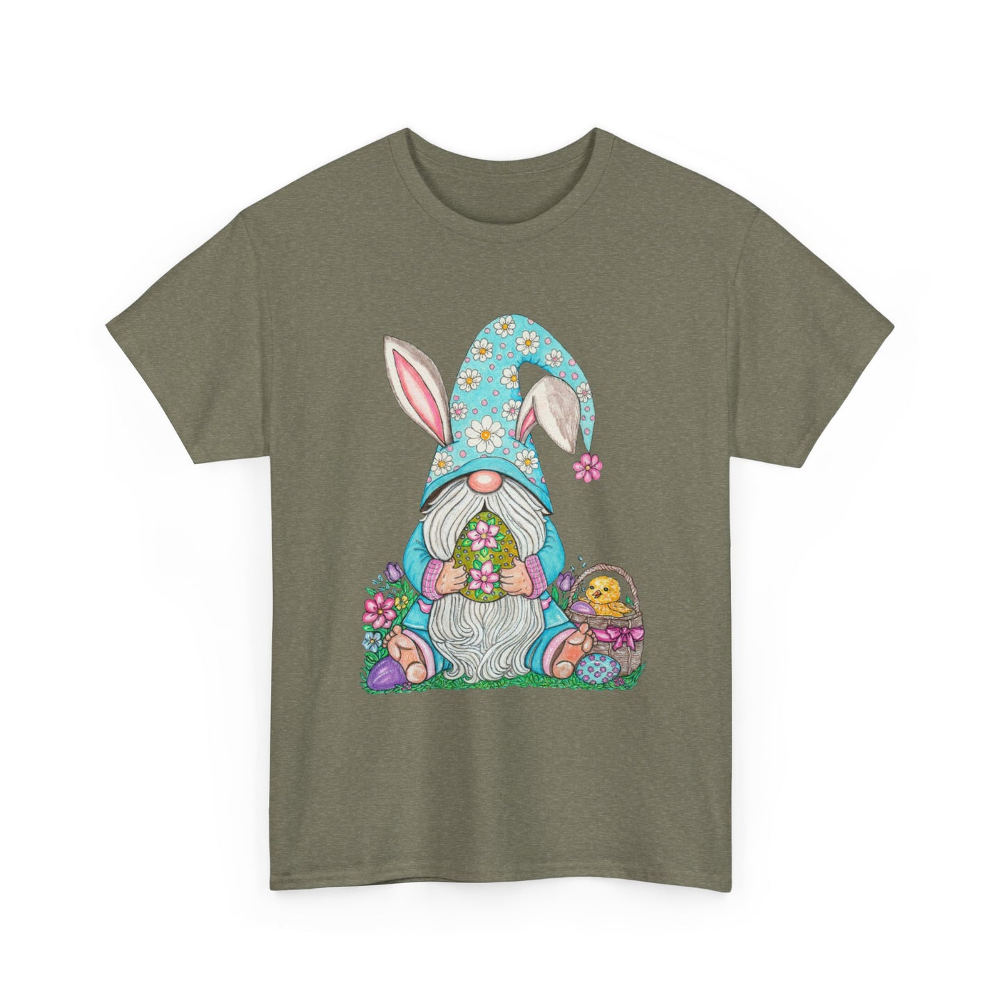 Easter Gnome Unisex Heavy Cotton Tee