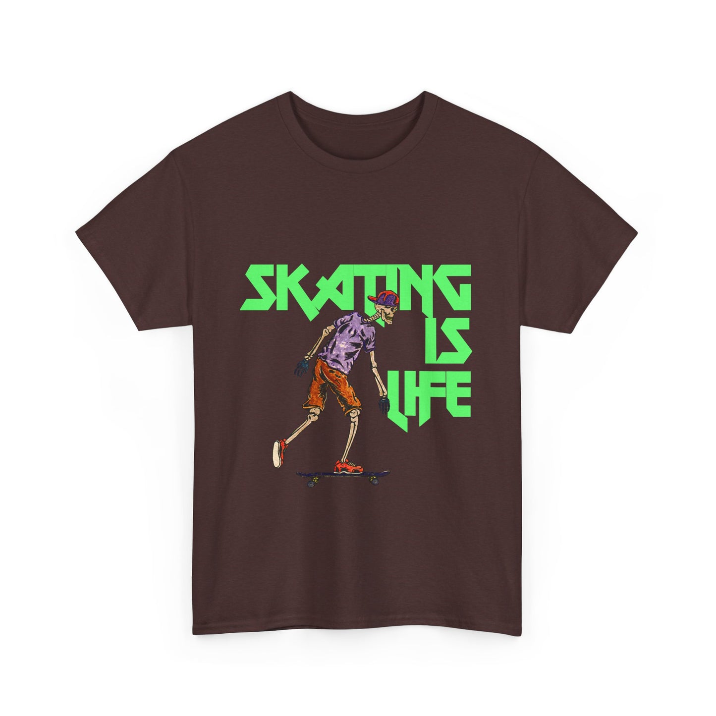 Skating is Life Unisex Heavy Cotton Tee