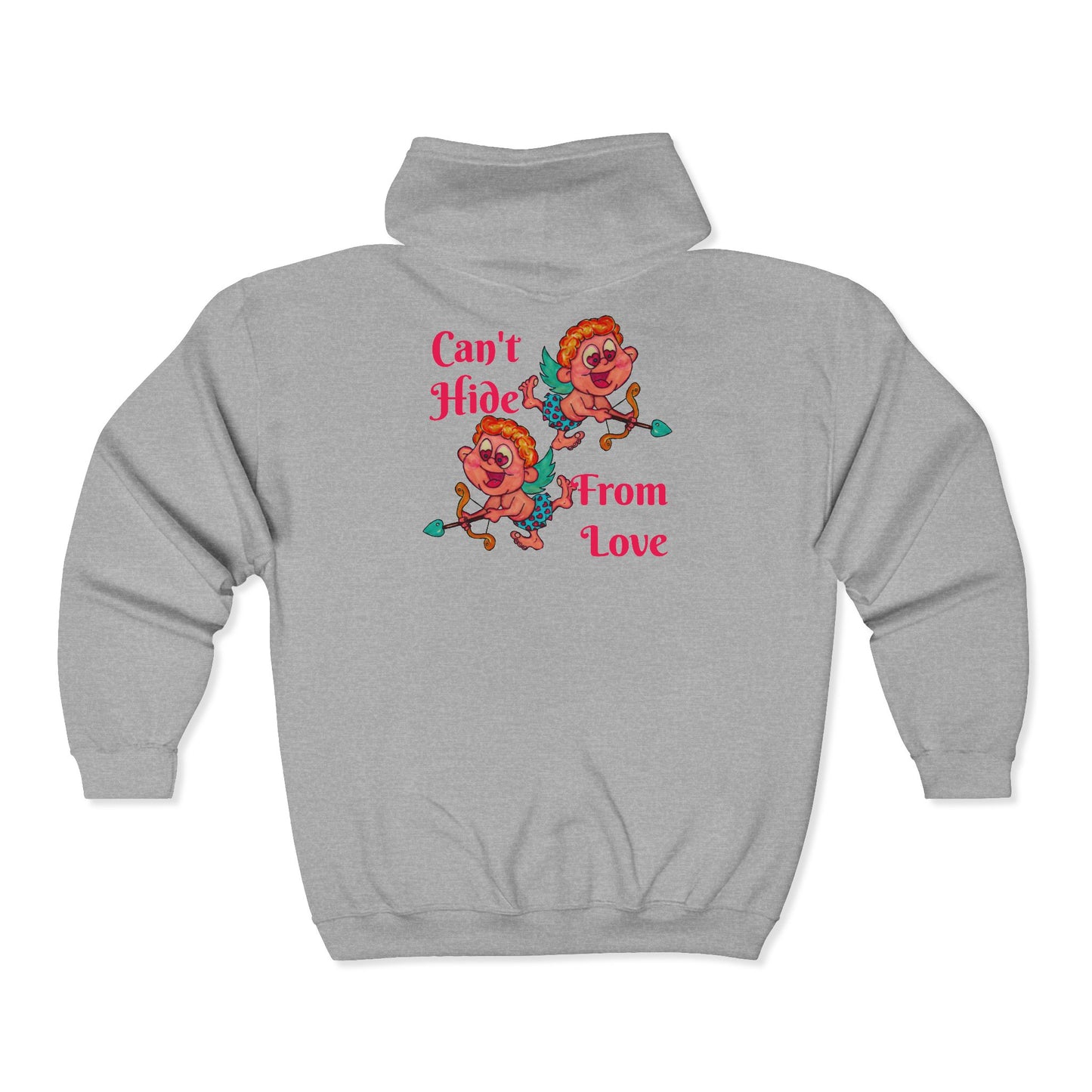 Can't Hide From Love Unisex Heavy Blend™ Full Zip Hooded Sweatshirt