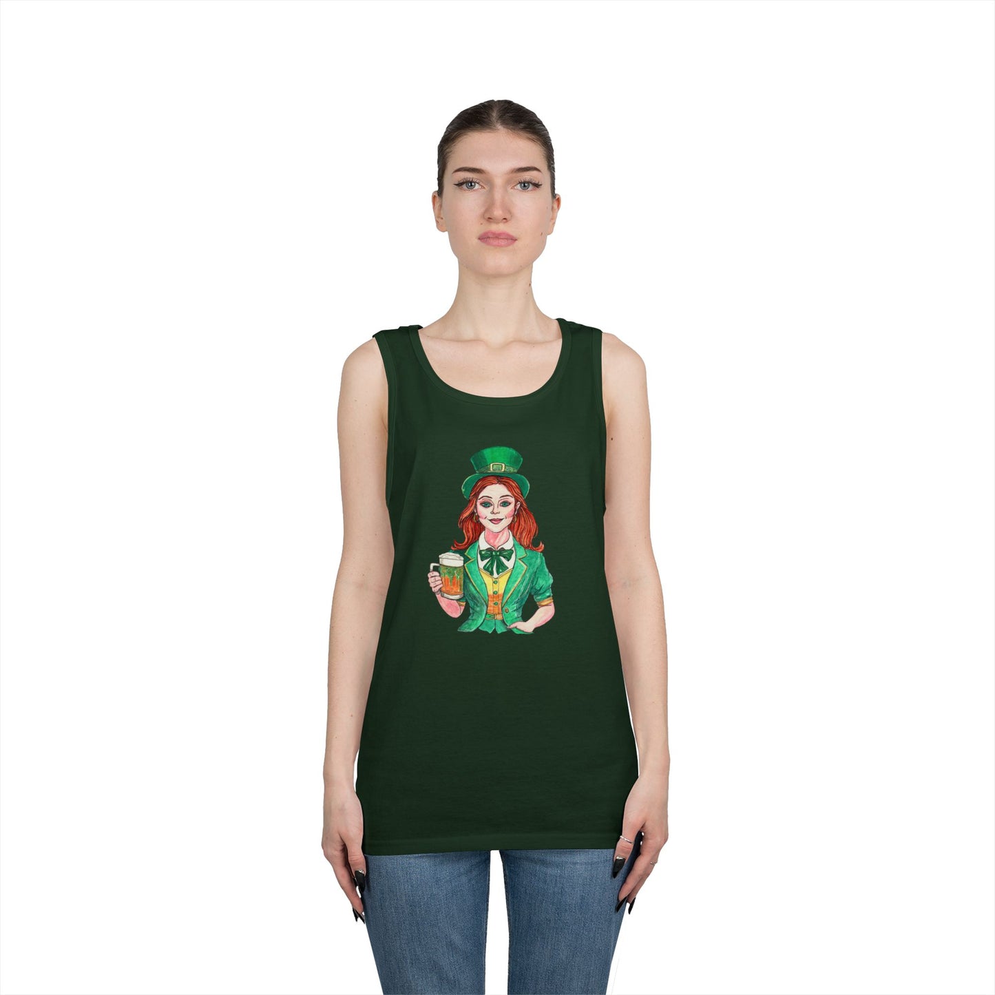 Paddy's Day Cheers Unisex Heavy Cotton Tank Top
