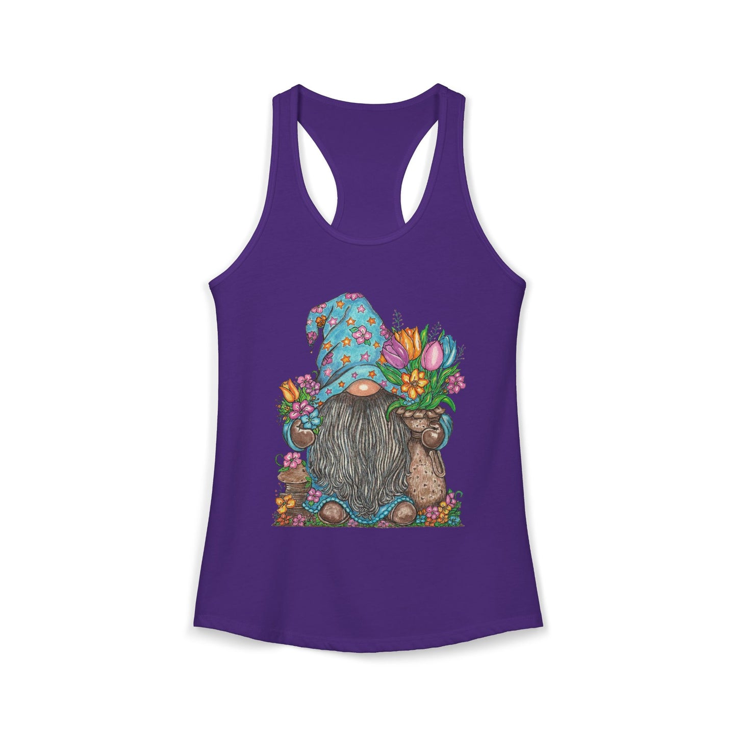Gardening Gnome Women's Ideal Racerback Tank