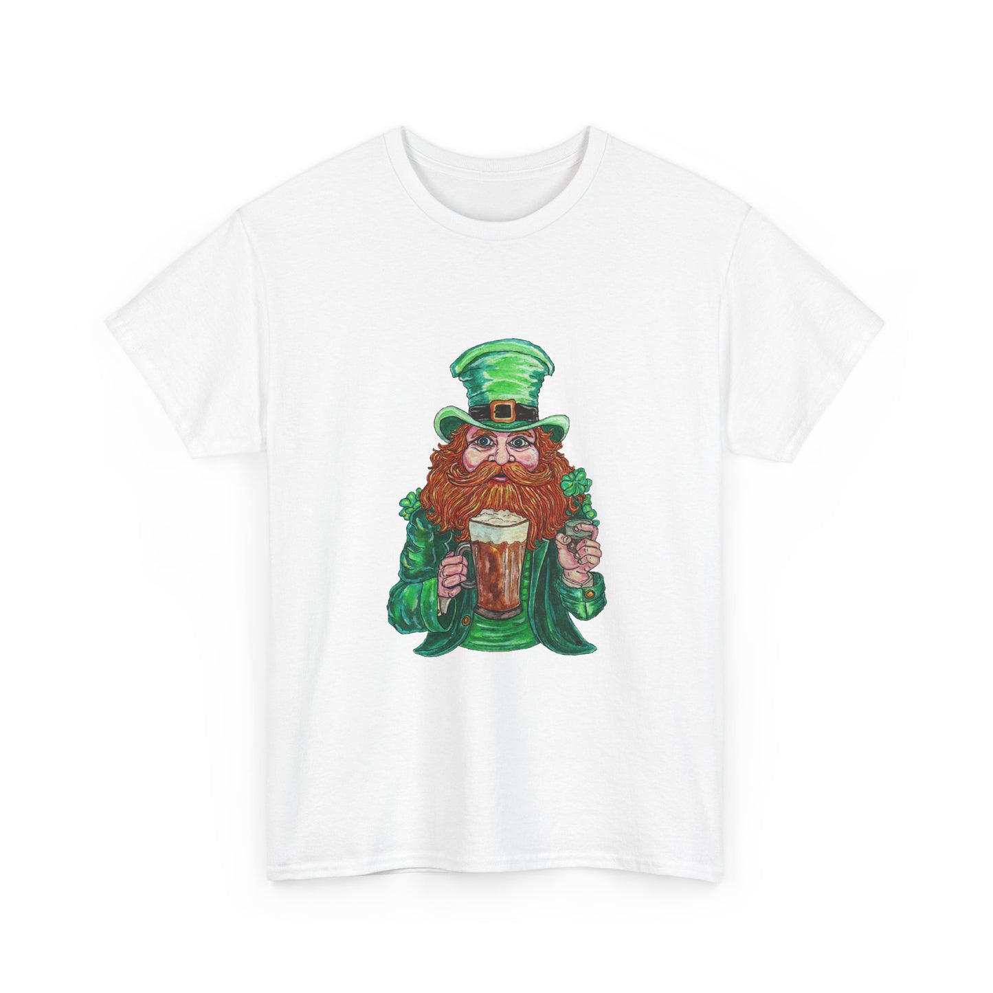 Drunken Leprechaun Unisex Heavy Cotton Tee
