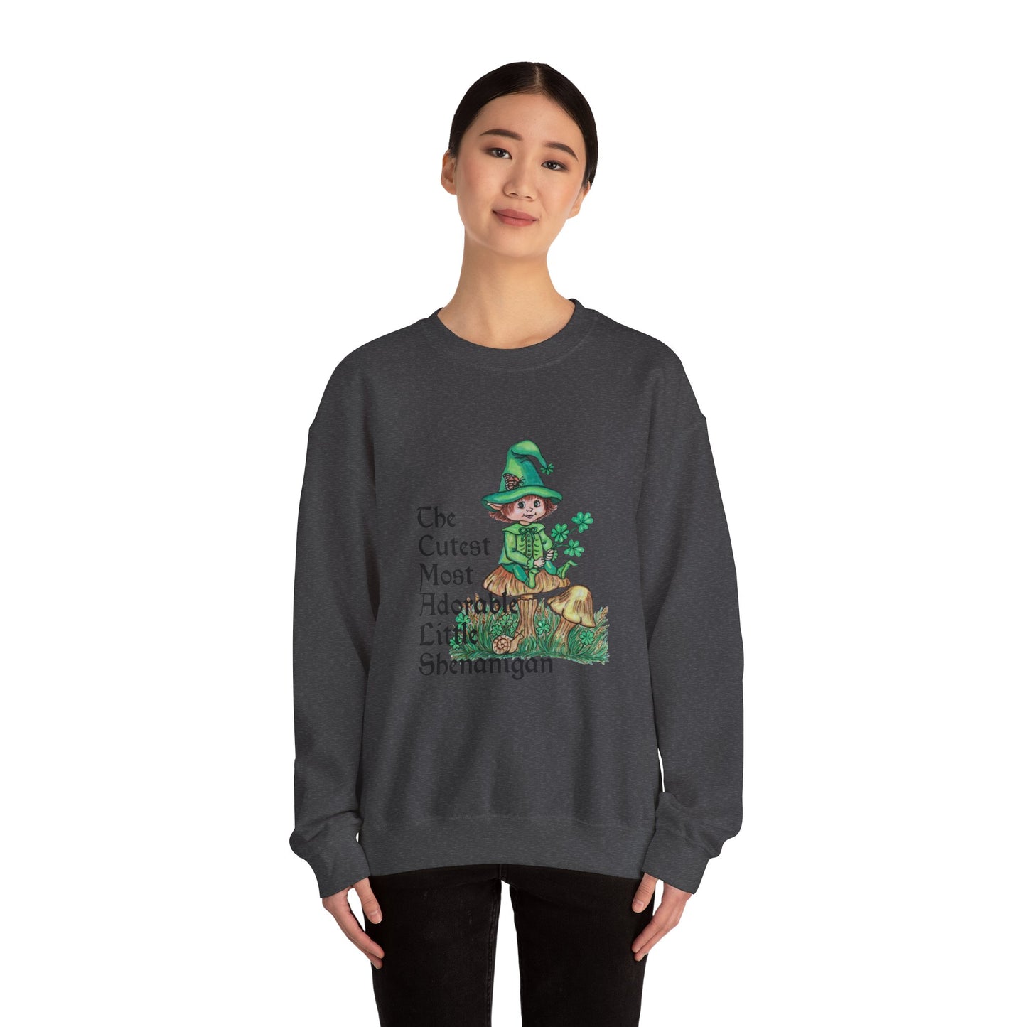 Cutest Leprechaun Unisex Heavy Blend™ Crewneck Sweatshirt