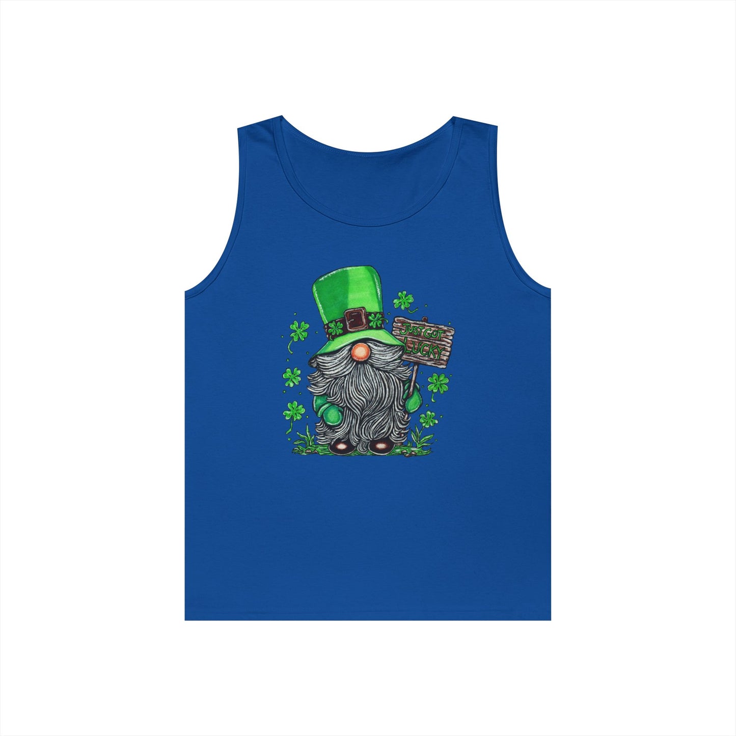 Gnomish Leprechaun Unisex Heavy Cotton Tank Top