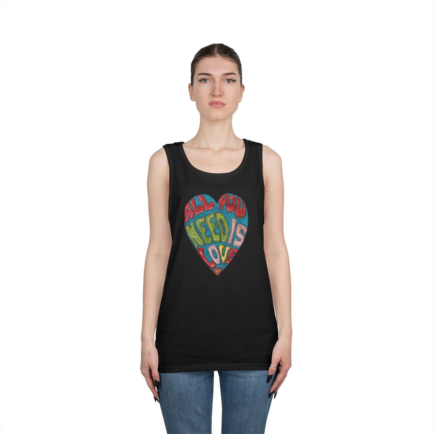 Love Unisex Heavy Cotton Tank Top