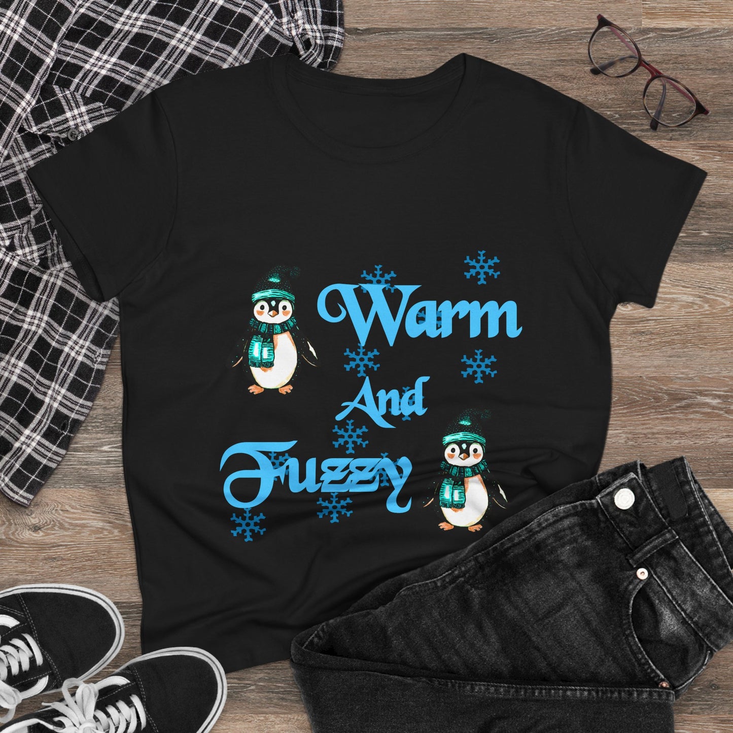 Warm and Fuzzy Women's Midweight Cotton Tee